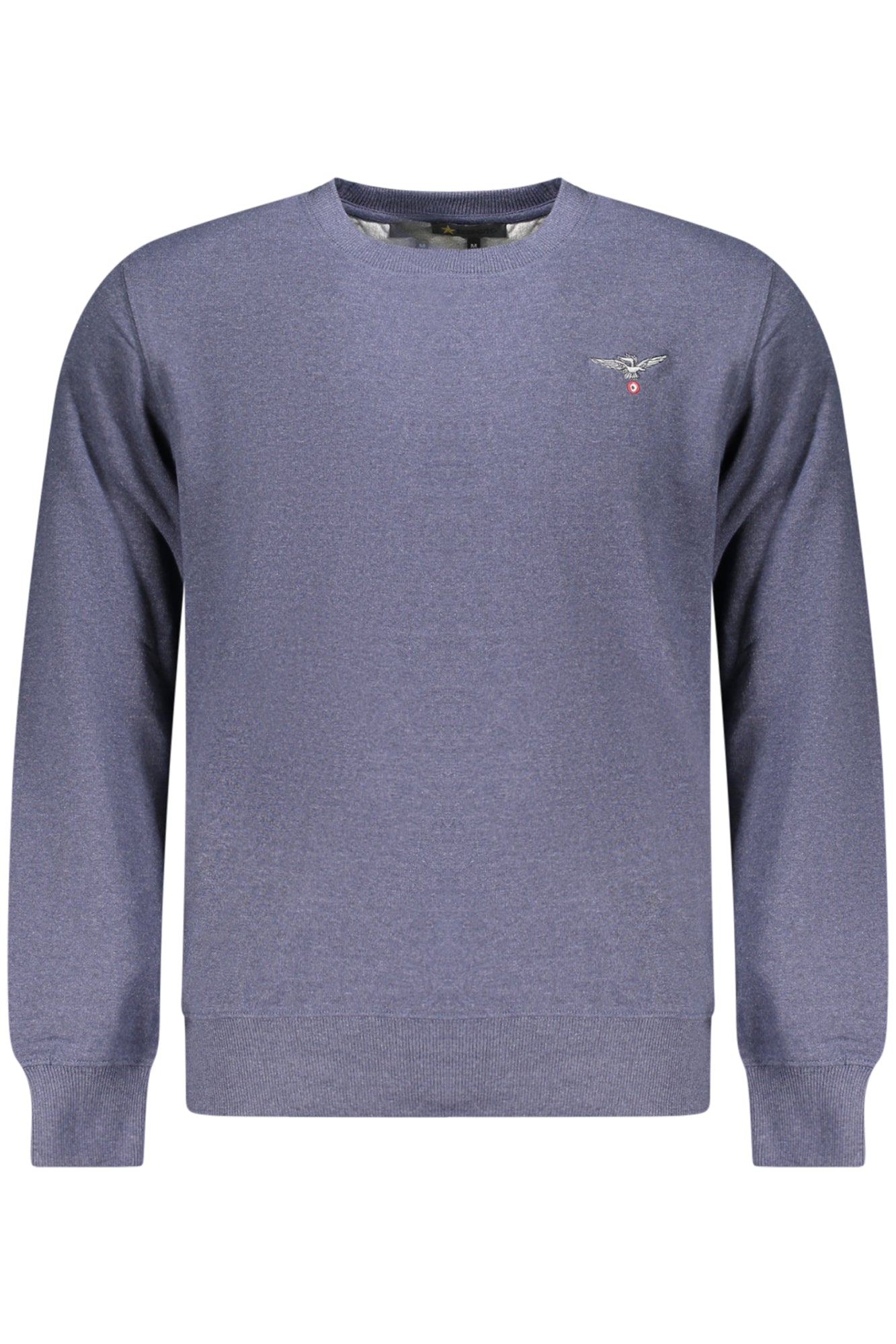 ACCADEMIA MILITARE Sweatshirt Herren mit Reißverschluss – Graues Military Academy Design Blau