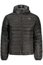 ACCADEMIA MILITARE Herrenjacke – Schwarze Militärakademie-Jacke mit Kapuze Schwarz