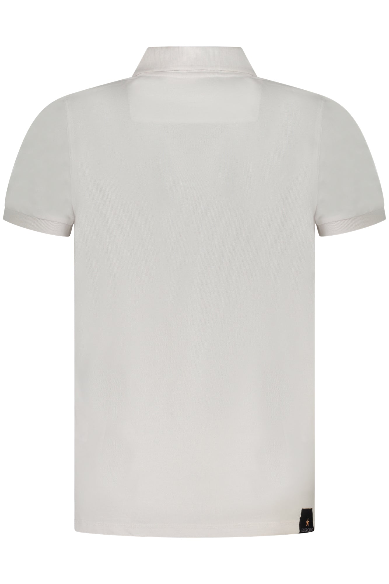 ACCADEMIA MILITARE Poloshirt Herren – Blaues Kurzarm-Shirt mit Logo-Druck Weiß