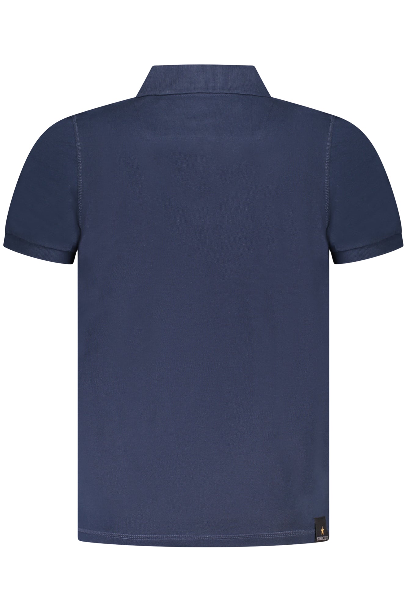 ACCADEMIA MILITARE Poloshirt Herren – Blaues Kurzarm-Shirt mit Logo-Druck Blau