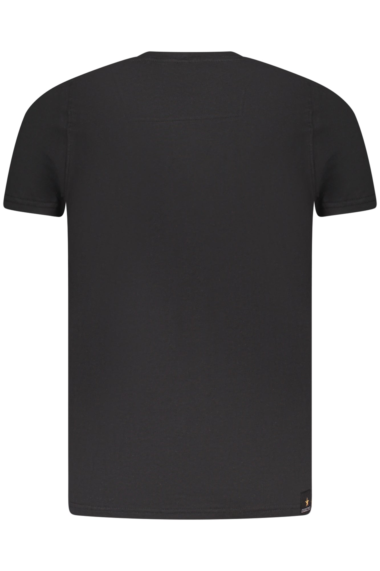 Military Academy Herren Kurzarm T-Shirt Blau Schwarz