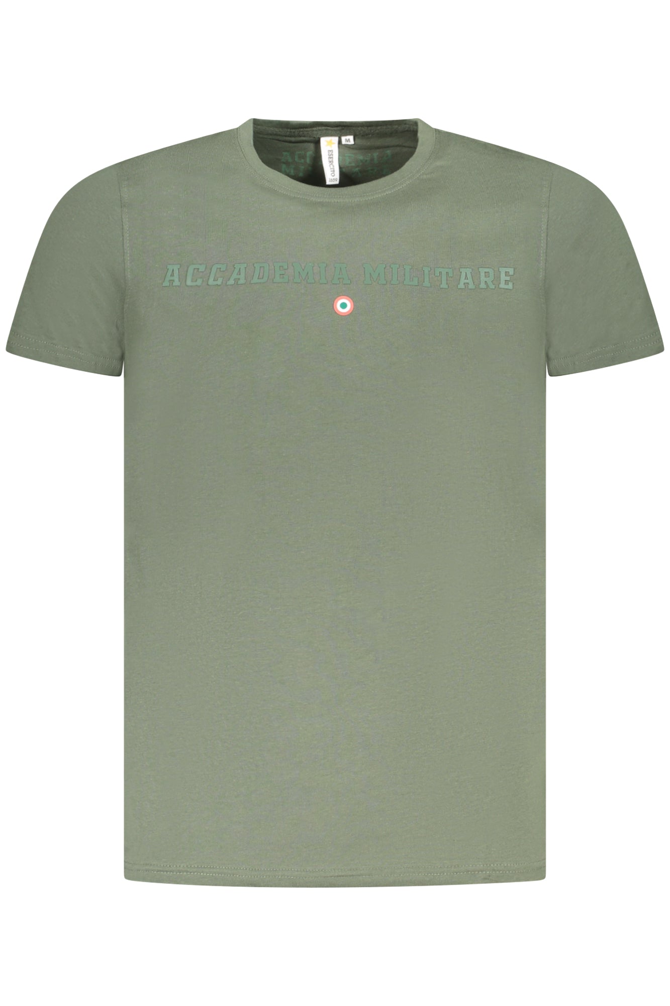 ACCADEMIA MILITARE T-Shirt Herren – Military Academy Kurzarm Shirt in Blau Grün