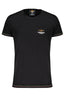 AERONAUTICA MILITARE SCHWARZES OUTDOOR-T-SHIRT FÜR HERREN
