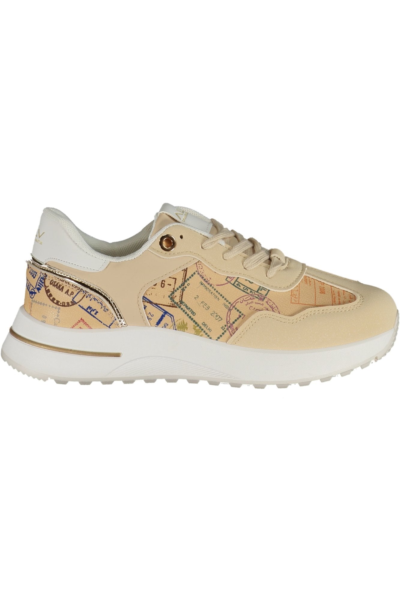 ALV BY ALVIERO MARTINI Damen Sneaker – Sportschuh mit Beige