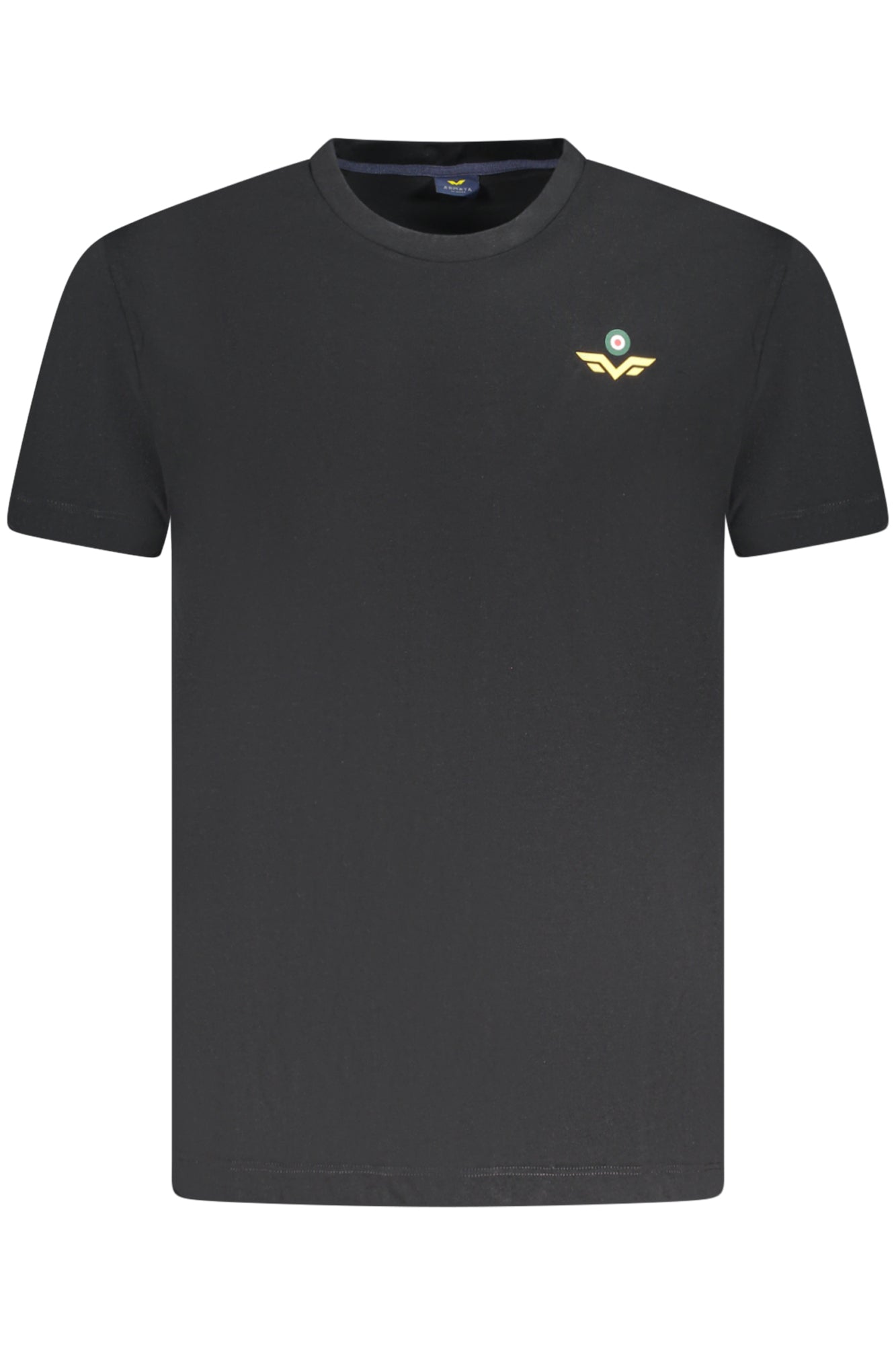 ARMATA DI MARE Kurzarm-T-Shirt Herren Weiss – 100% Baumwolle für Frühjahr & Sommer Schwarz