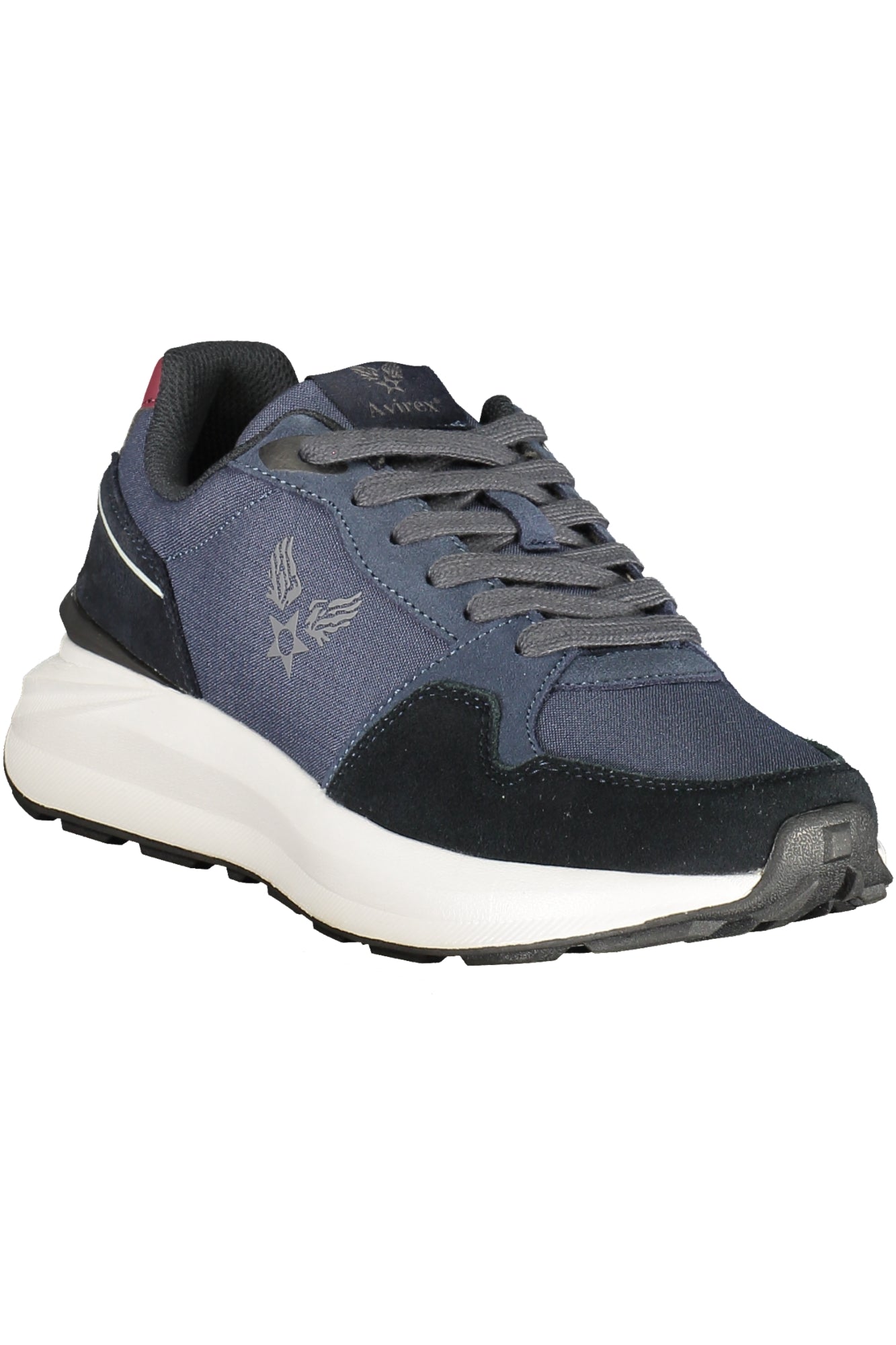AVIREX Herren Sneaker – Sportschuh mit Schnürsenkeln Blau