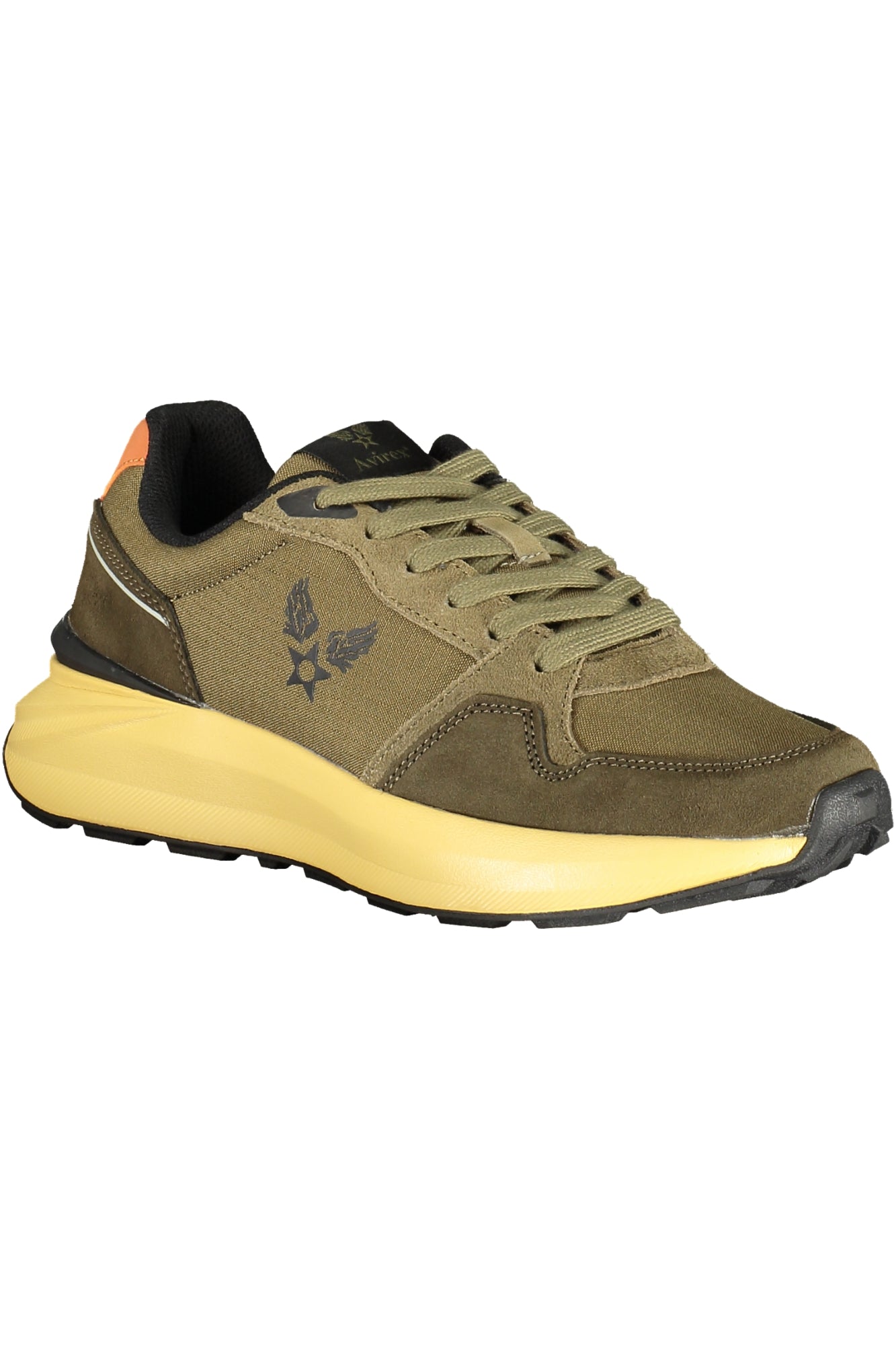 AVIREX Herren Sneaker – Sportschuh mit Schnürsenkeln Grün