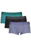 BIKKEMBERGS Boxershorts Herren – Elastischer Bund, 3er Pack in Grün, Blau, Schwarz Grün