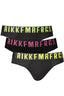 BIKKEMBERGS Herren Slip – Schwarz, elastischer Bund, 3er-Pack | soulluna.de Schwarz