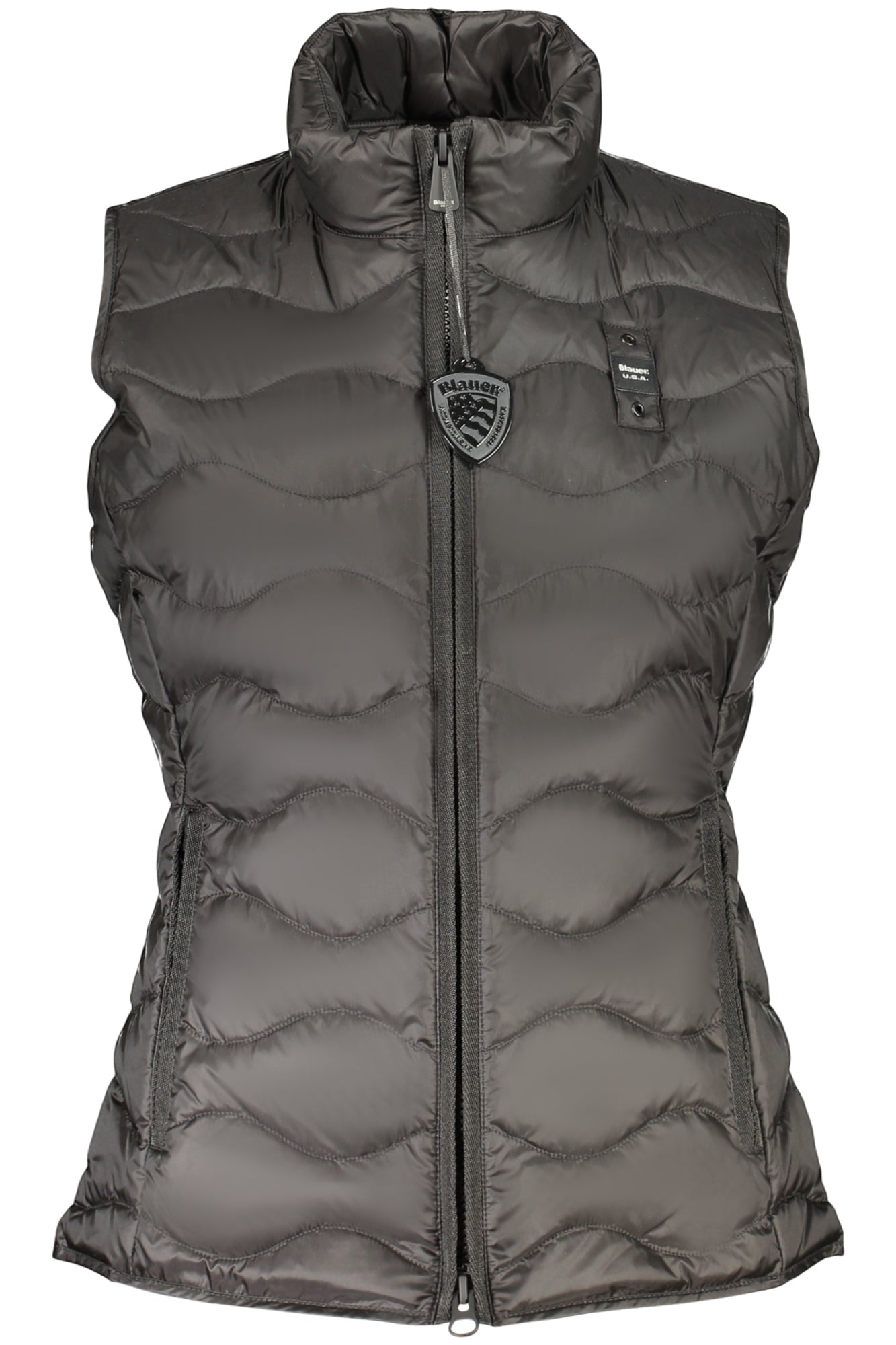 BLAUER APPAREL Damen Weste – Nan | Ärmellose Jacken Schwarz