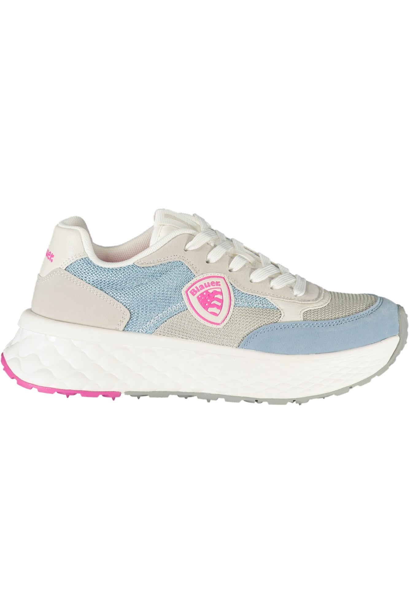 BLAUER Damen Sportschuhe Beige – Bequeme Sneaker mit herausnehmbarem Fußbett für Frühjahr/Sommer Hellblau