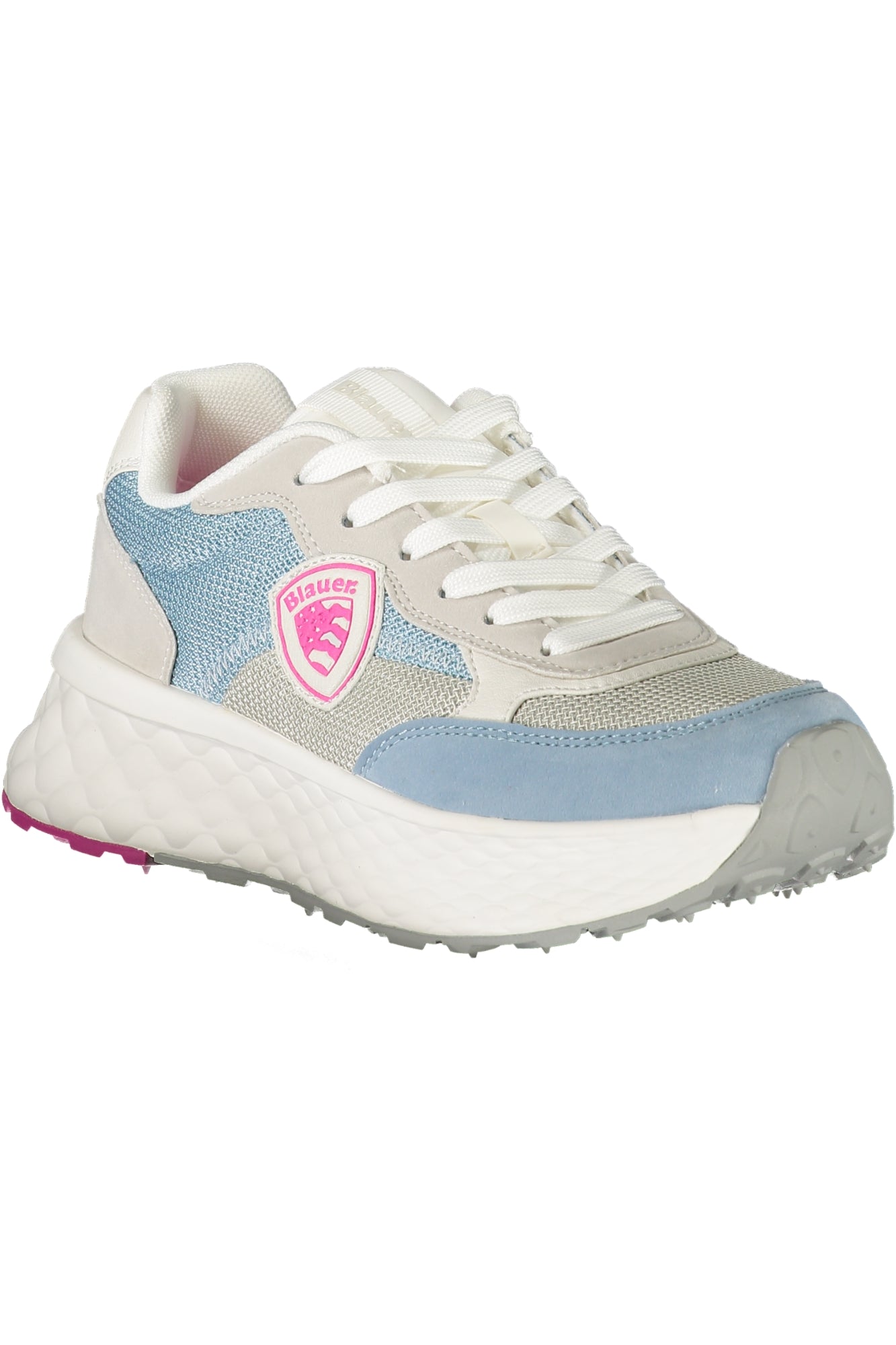 BLAUER Damen Sportschuhe Beige – Bequeme Sneaker mit herausnehmbarem Fußbett für Frühjahr/Sommer Hellblau