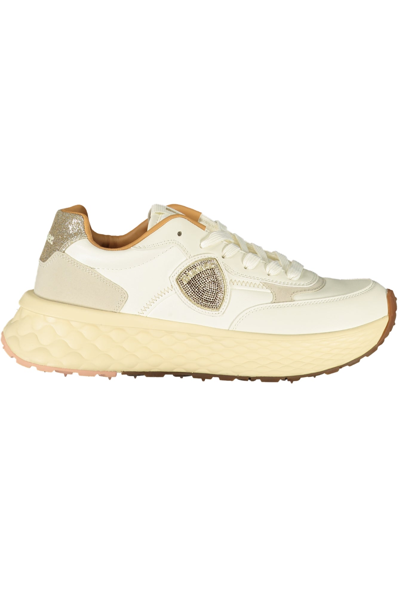 BLAUER Damen Sneaker – Sportschuh mit Schnürsenkeln Beige