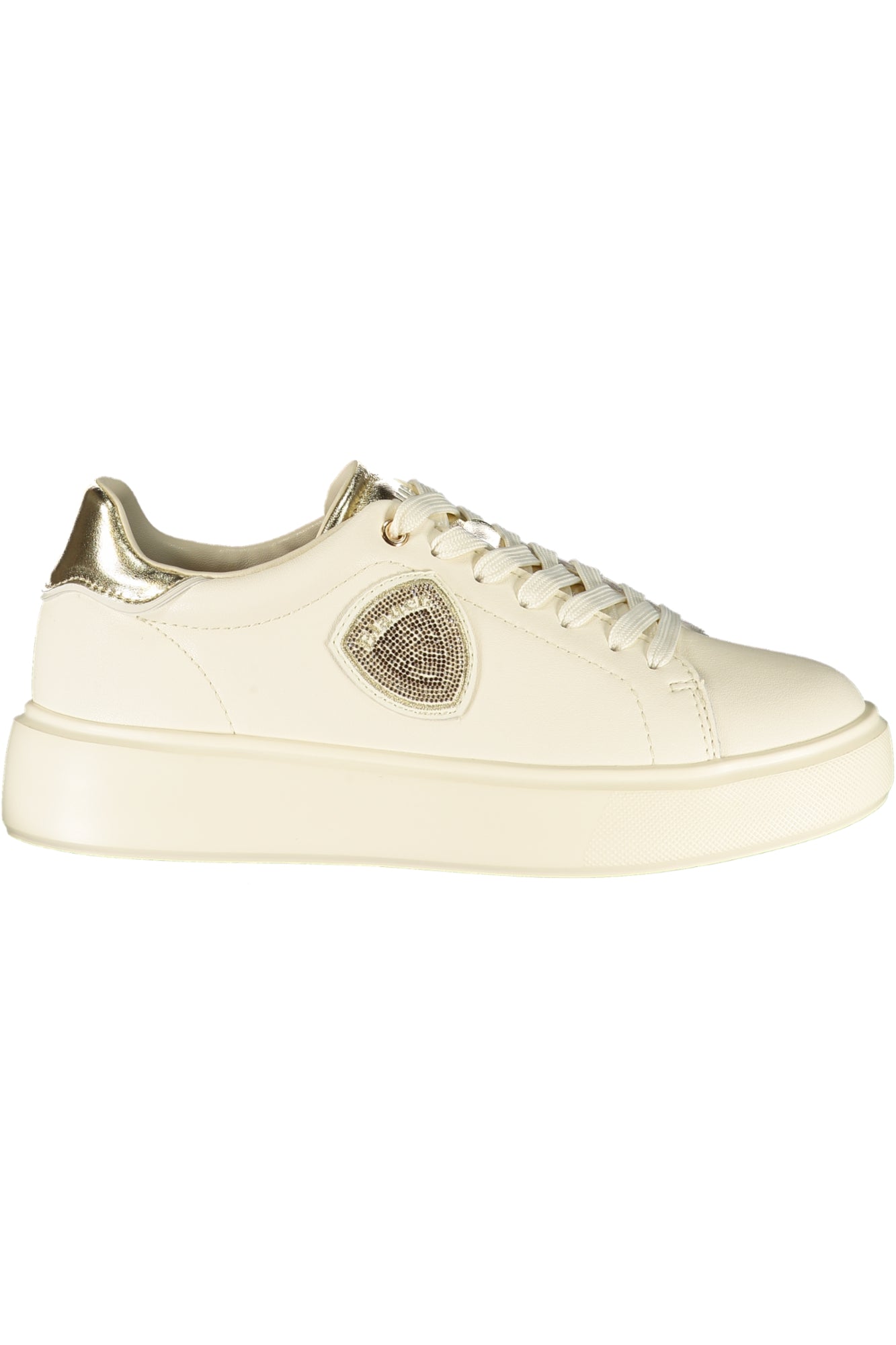 BLAUER Damen Sneaker – Sportschuh mit Schnürsenkeln Beige