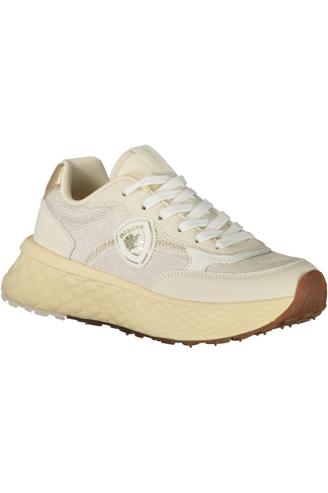BLAUER Beige Damen Sportschuhe – Sneaker mit goldenen Details für Herbst/Winter Beige