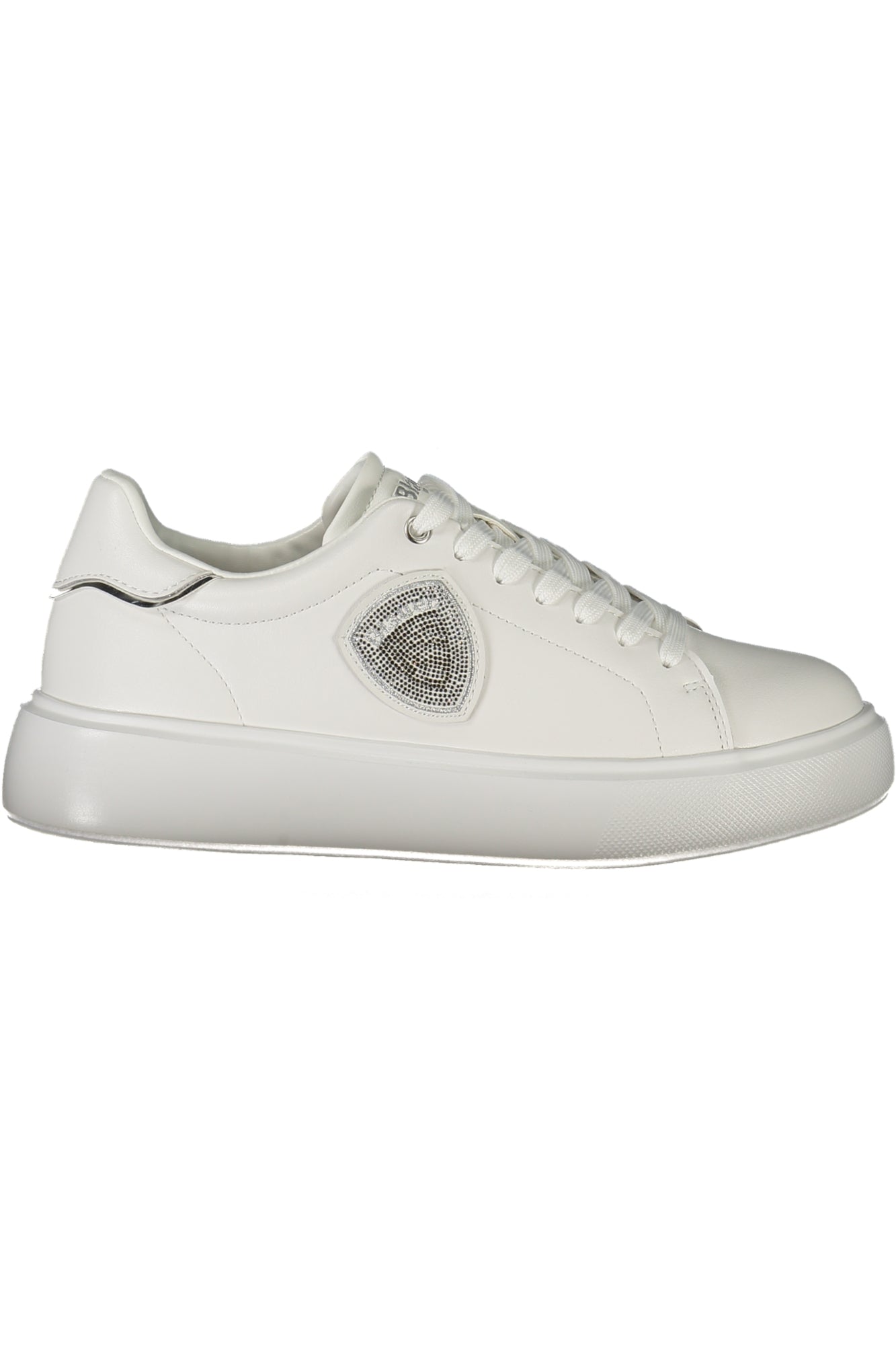 BLAUER Damen Sportschuhe Schwarz – Stylische Sneaker mit Strass-Details für Frühjahr/Sommer Weiß