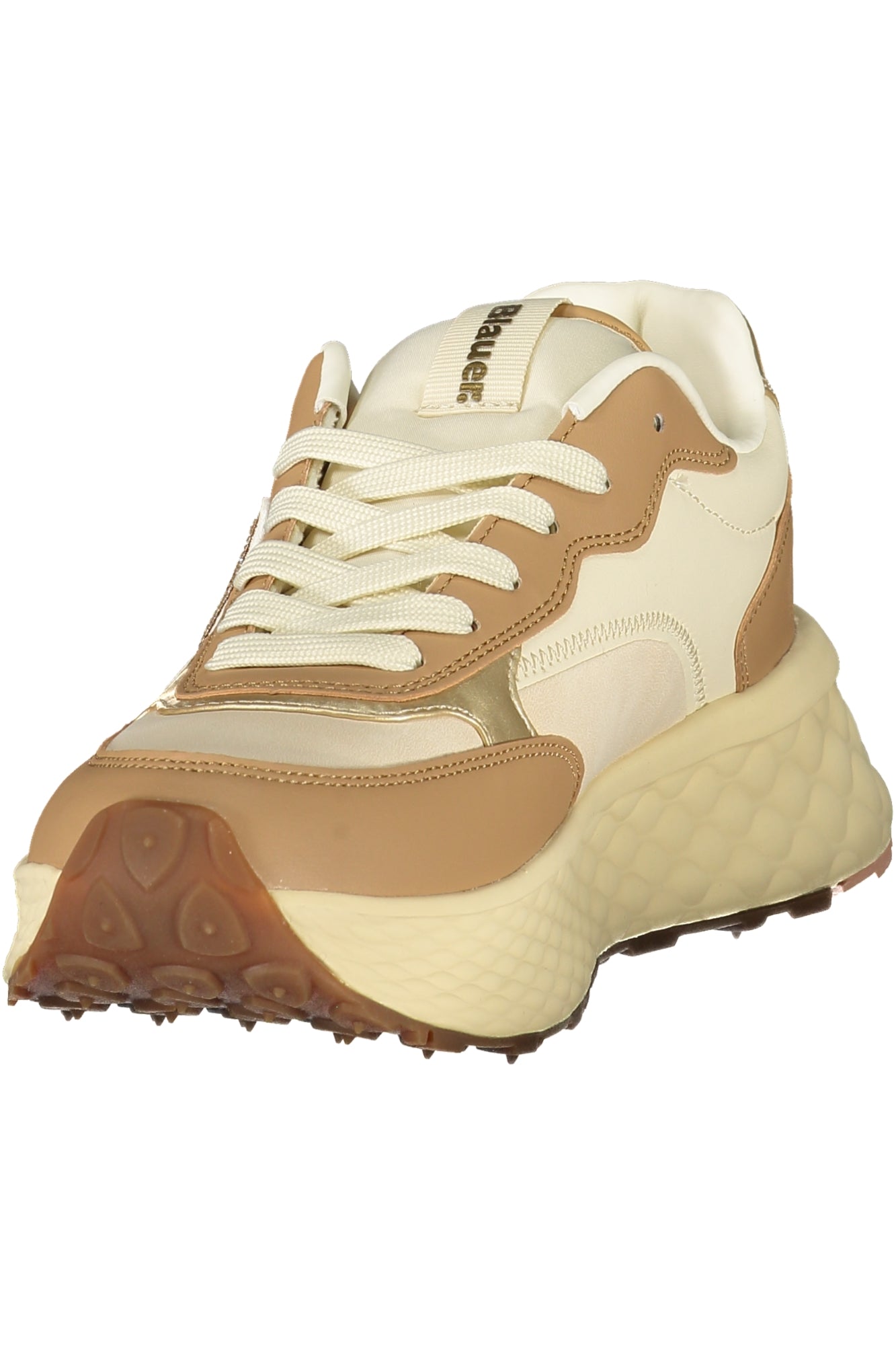 BLAUER Damen Sneaker – Sportschuh mit Schnürsenkeln Braun