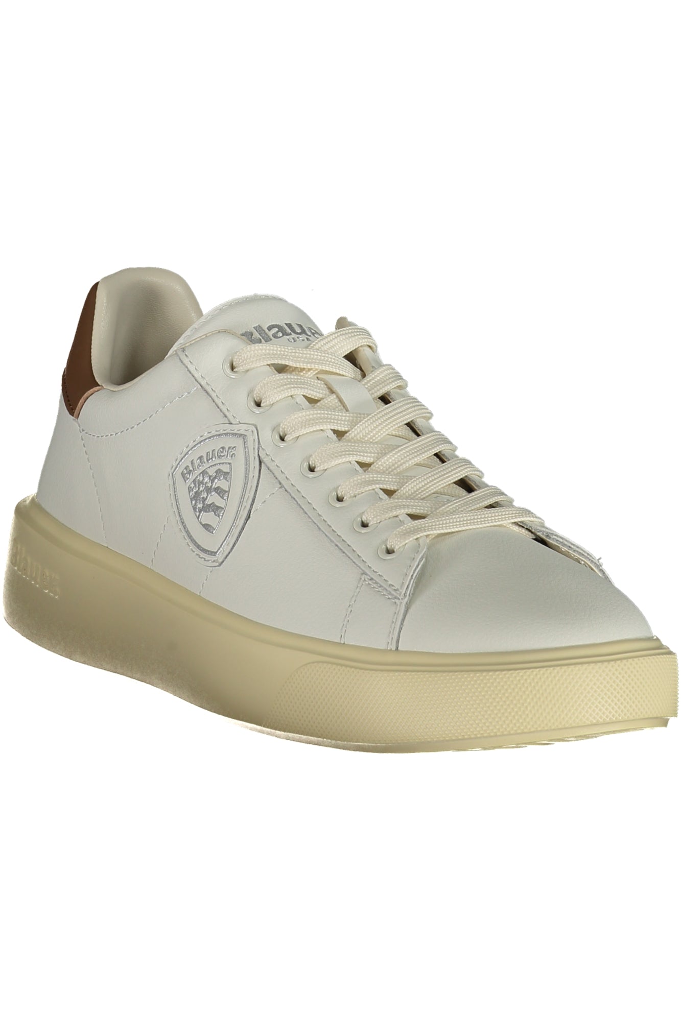 BLAUER Herren Sneaker – Sportschuhe mit Schnürsenkel Weiß
