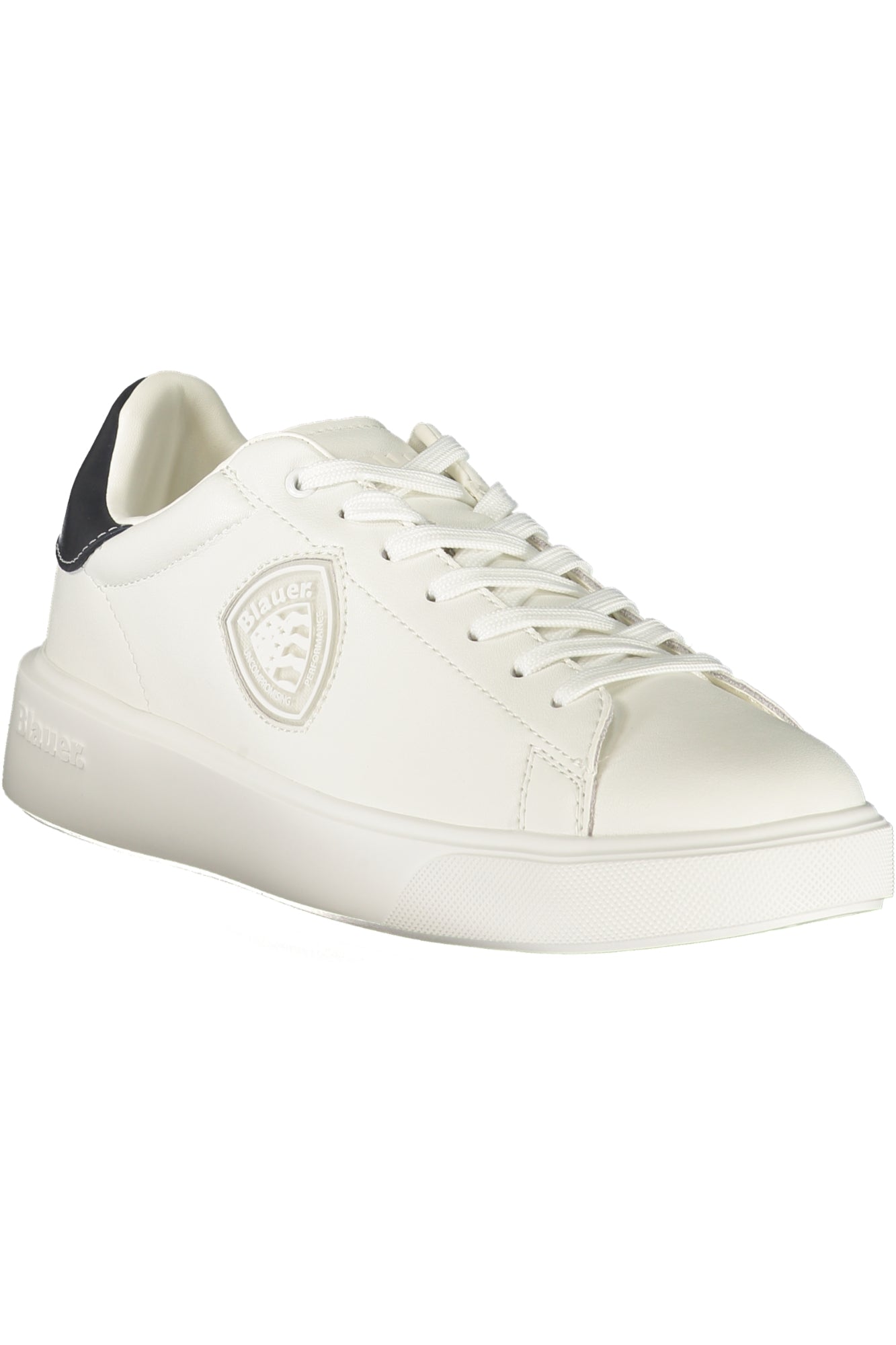 BLAUER Herren Sneaker – Sportschuh mit Schnürsenkeln Weiß