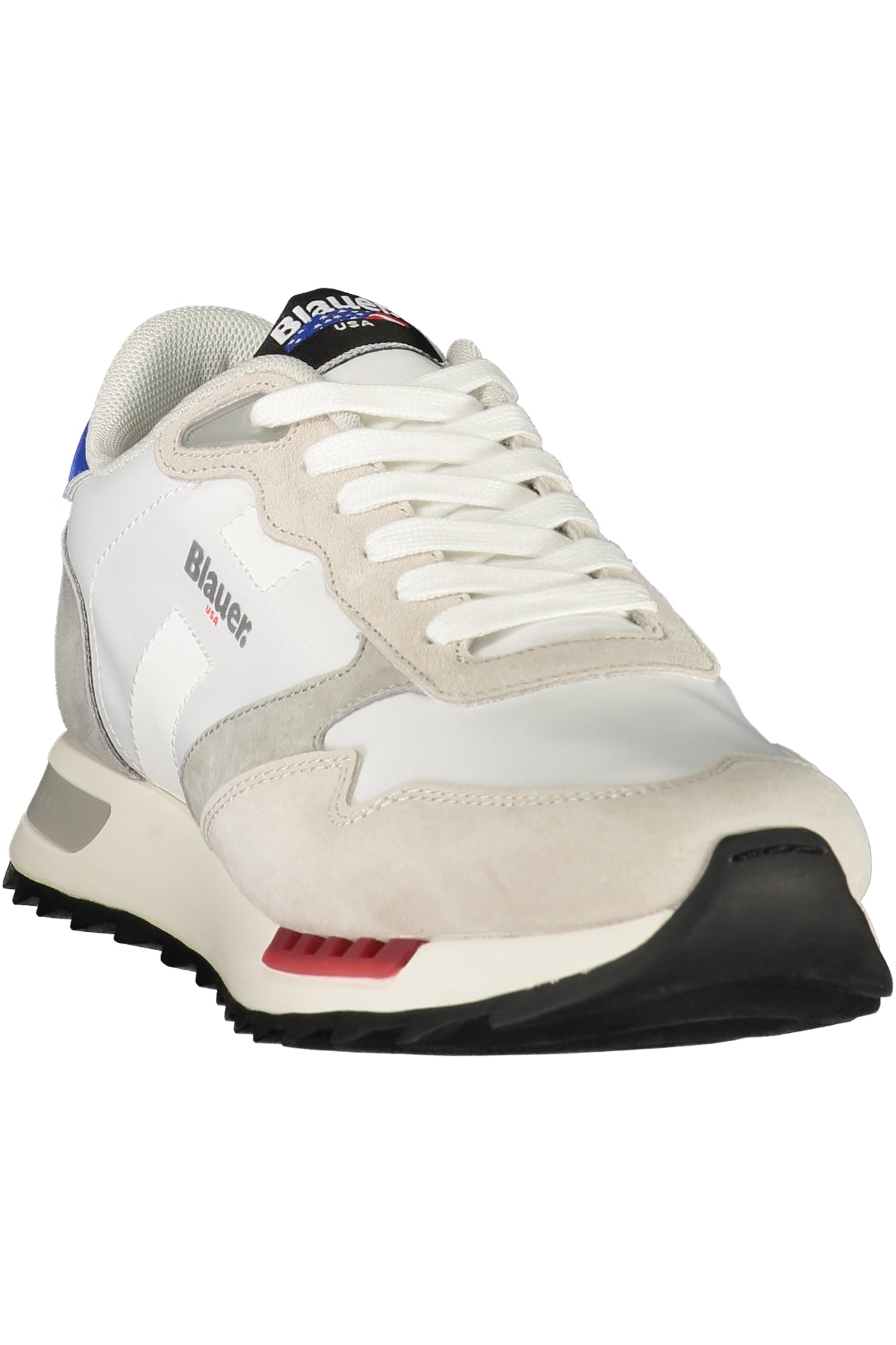 BLAUER Herren Sneaker – Sportschuh mit Schnürsenkeln Weiß
