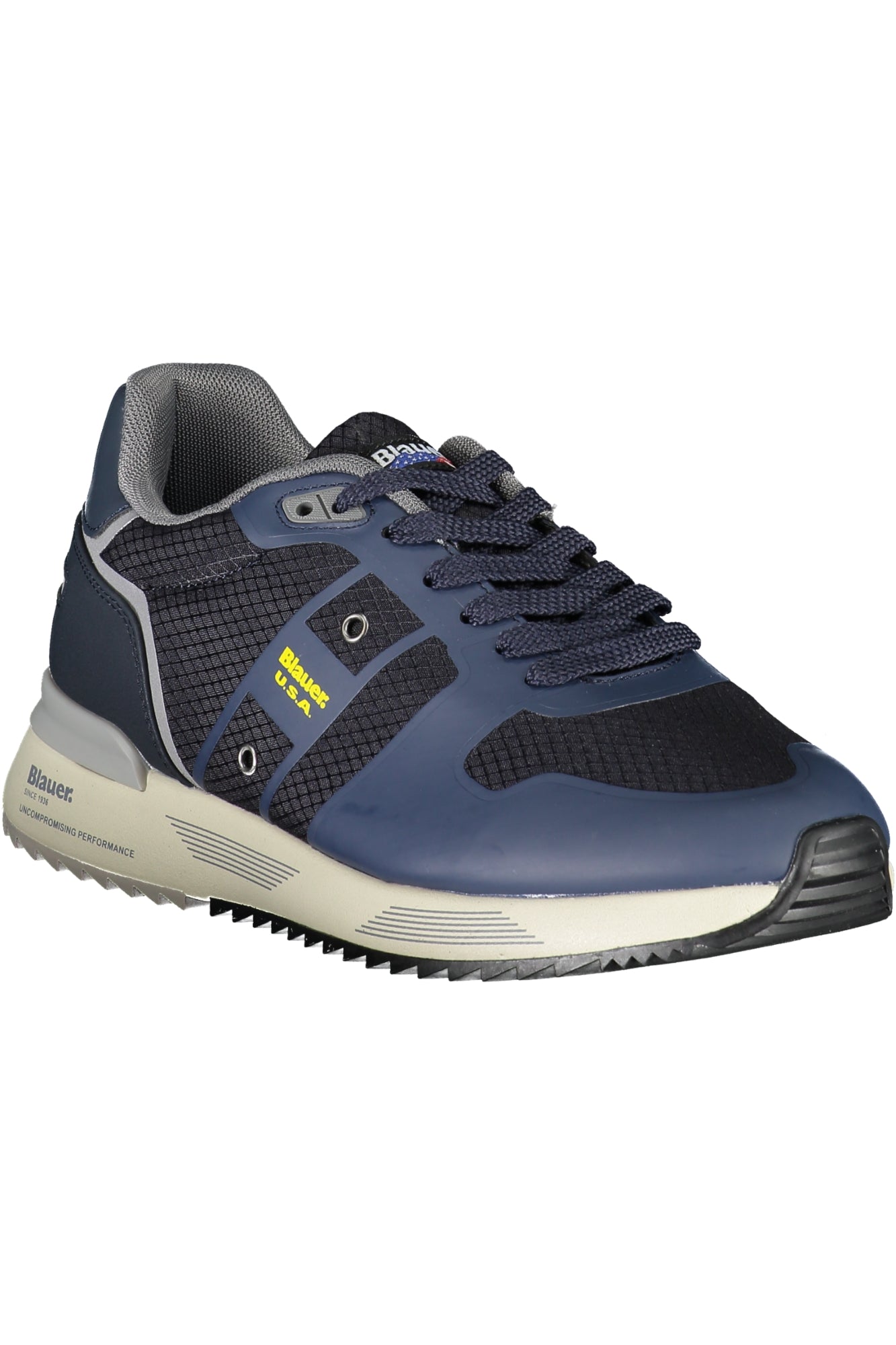 BLAUER Braun Herren-Sportschuhe – Sneaker für Herbst/Winter mit Schnürsenkeln Blau