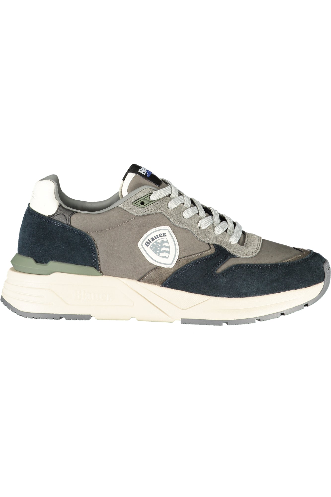 BLAUER Herren-Sportschuhe Grau – Sneaker mit herausnehmbarem Fußbett für Herbst/Winter Grau