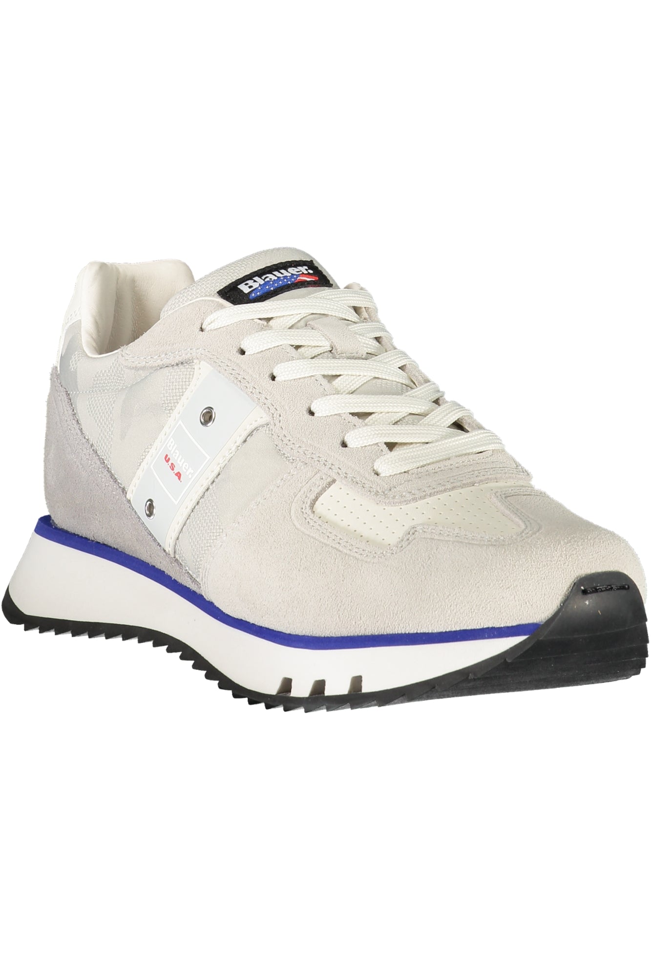BLAUER Herren Sneaker – Sportschuh mit Schnürsenkel Grau