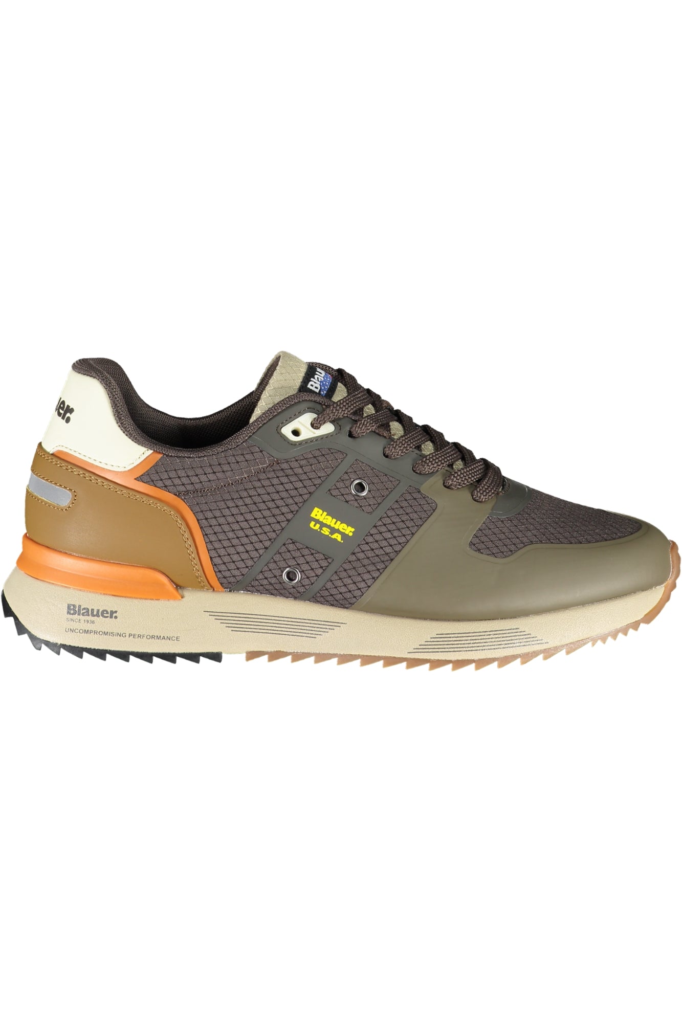 BLAUER Braun Herren-Sportschuhe – Sneaker für Herbst/Winter mit Schnürsenkeln Braun