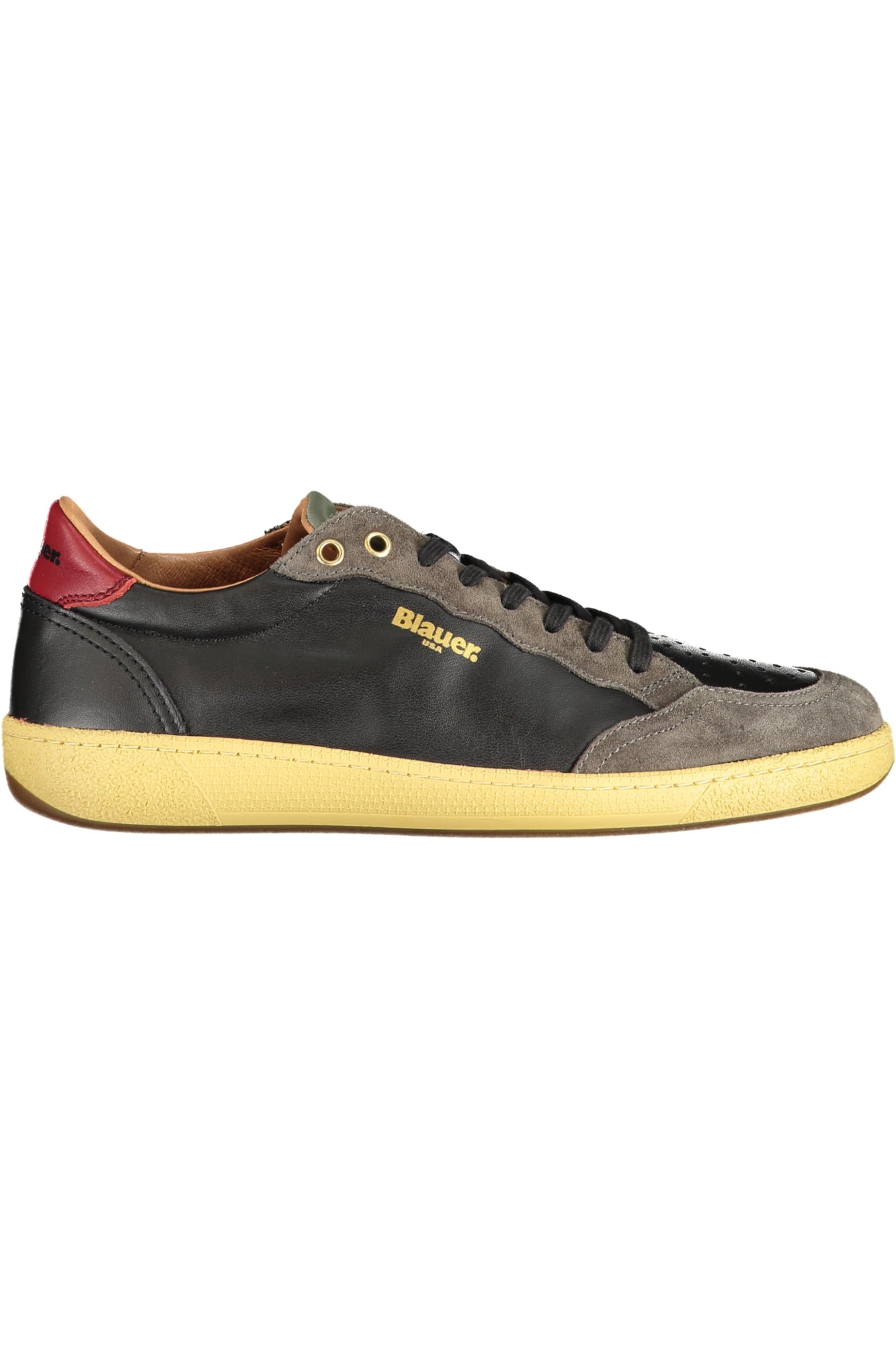 BLAUER Herren Sportschuhe Schwarz – Sneaker mit herausnehmbarer Einlegesohle | soulluna.de Schwarz