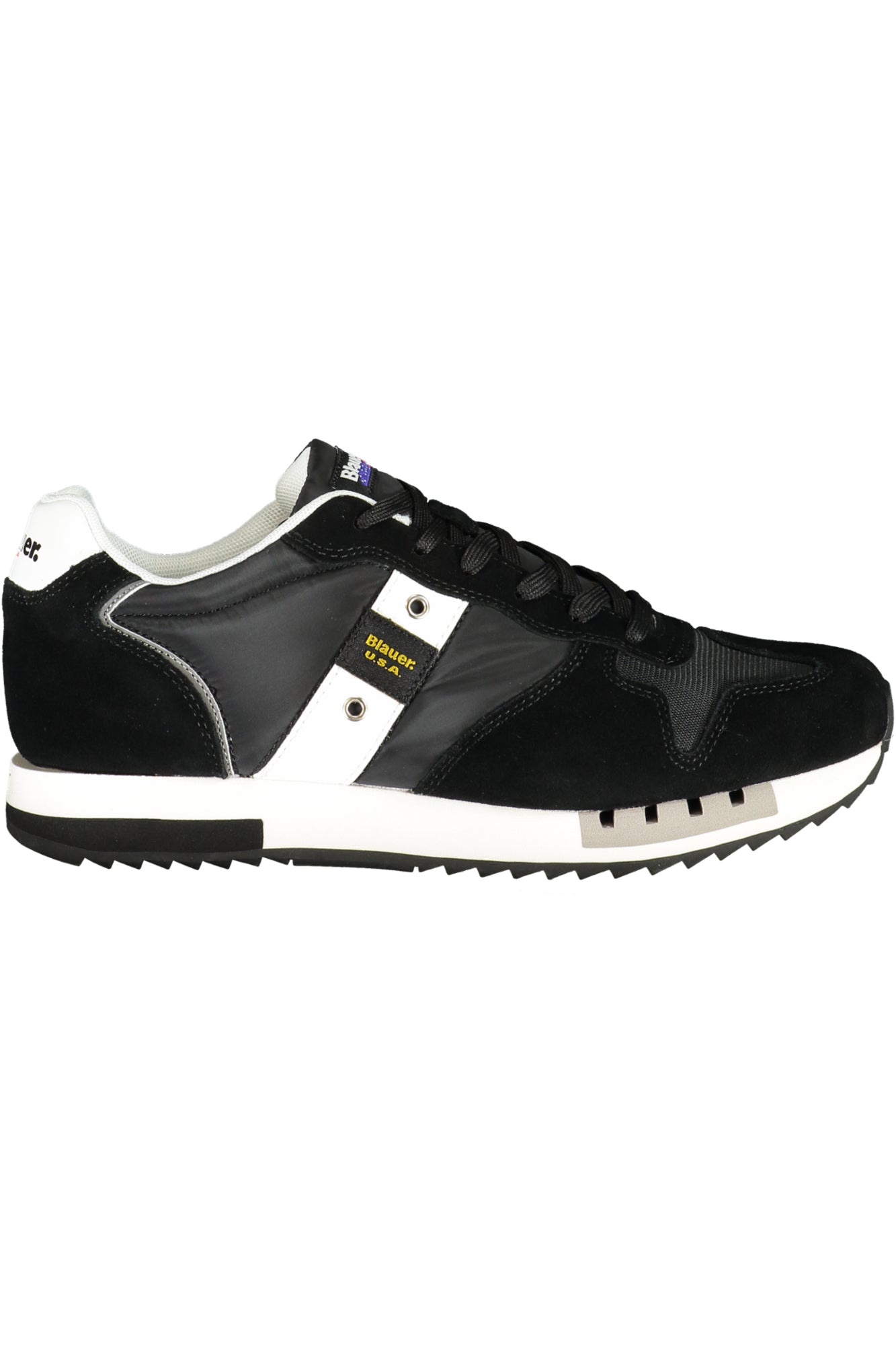 BLAUER Herren Sneaker – Sportschuh mit Schnürsenkel Schwarz