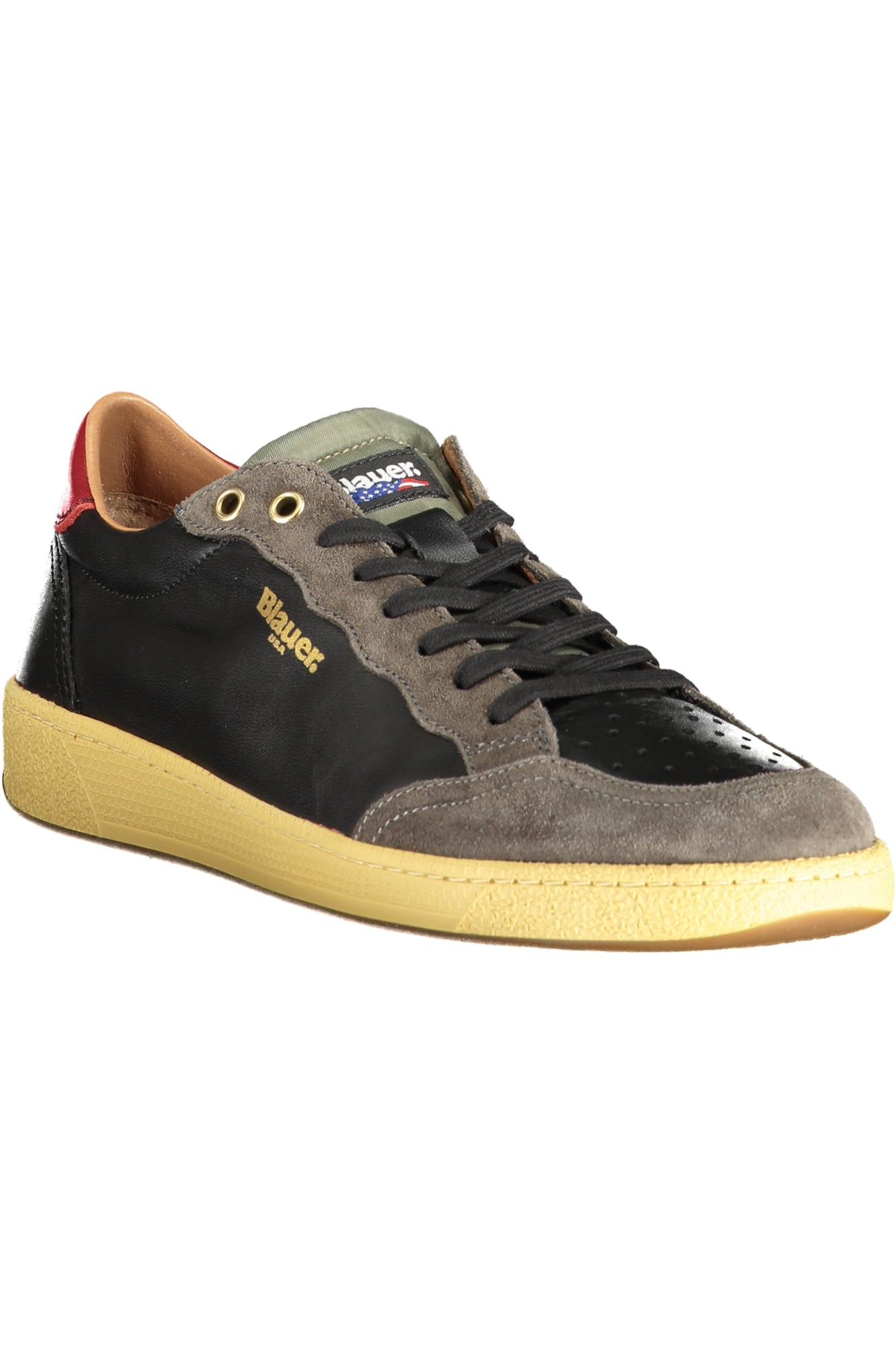 BLAUER Herren Sportschuhe Schwarz – Sneaker mit herausnehmbarer Einlegesohle | soulluna.de Schwarz