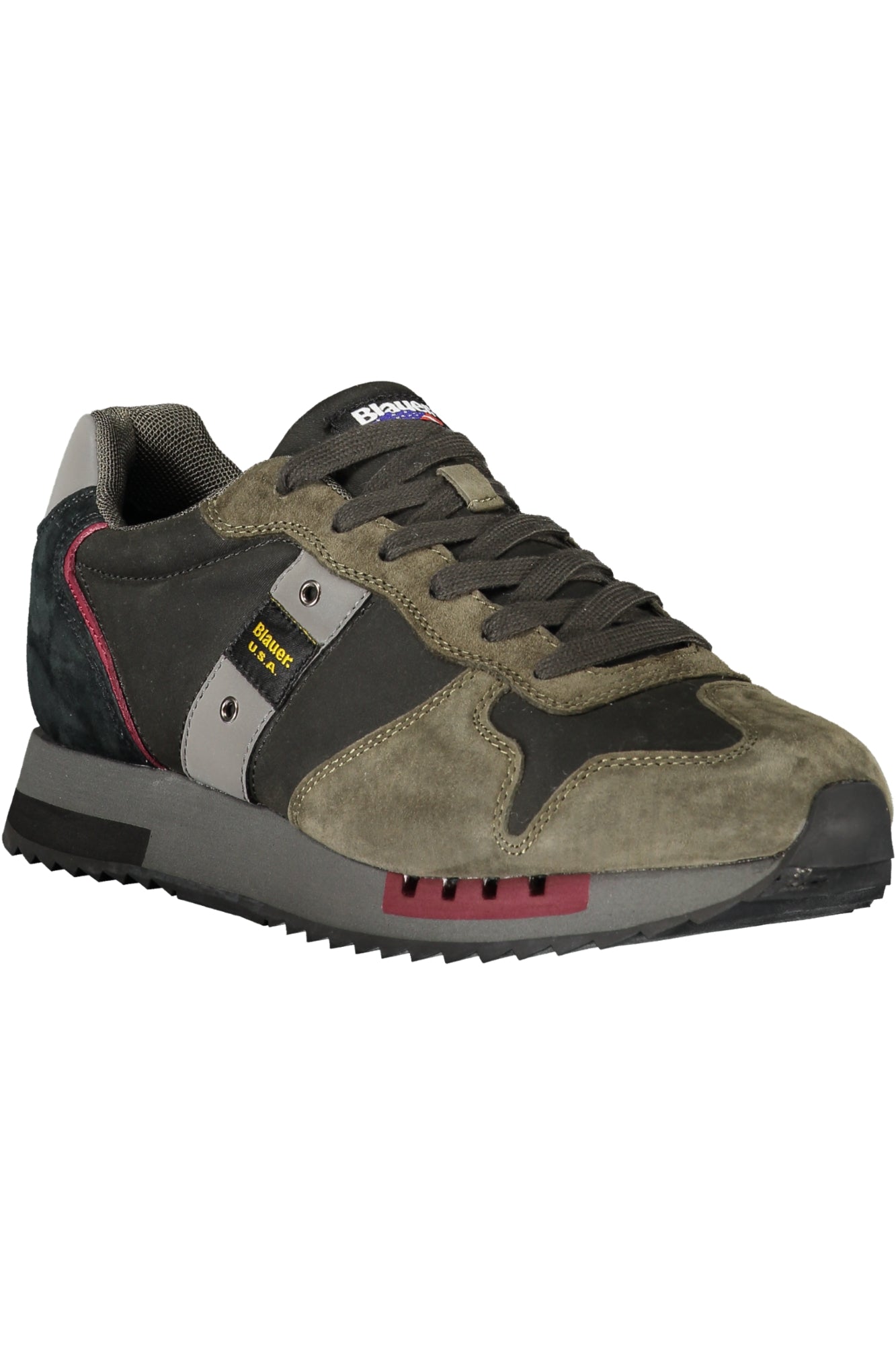 BLAUER Herren Sneaker – Sportschuh mit Schnürsenkel Schwarz