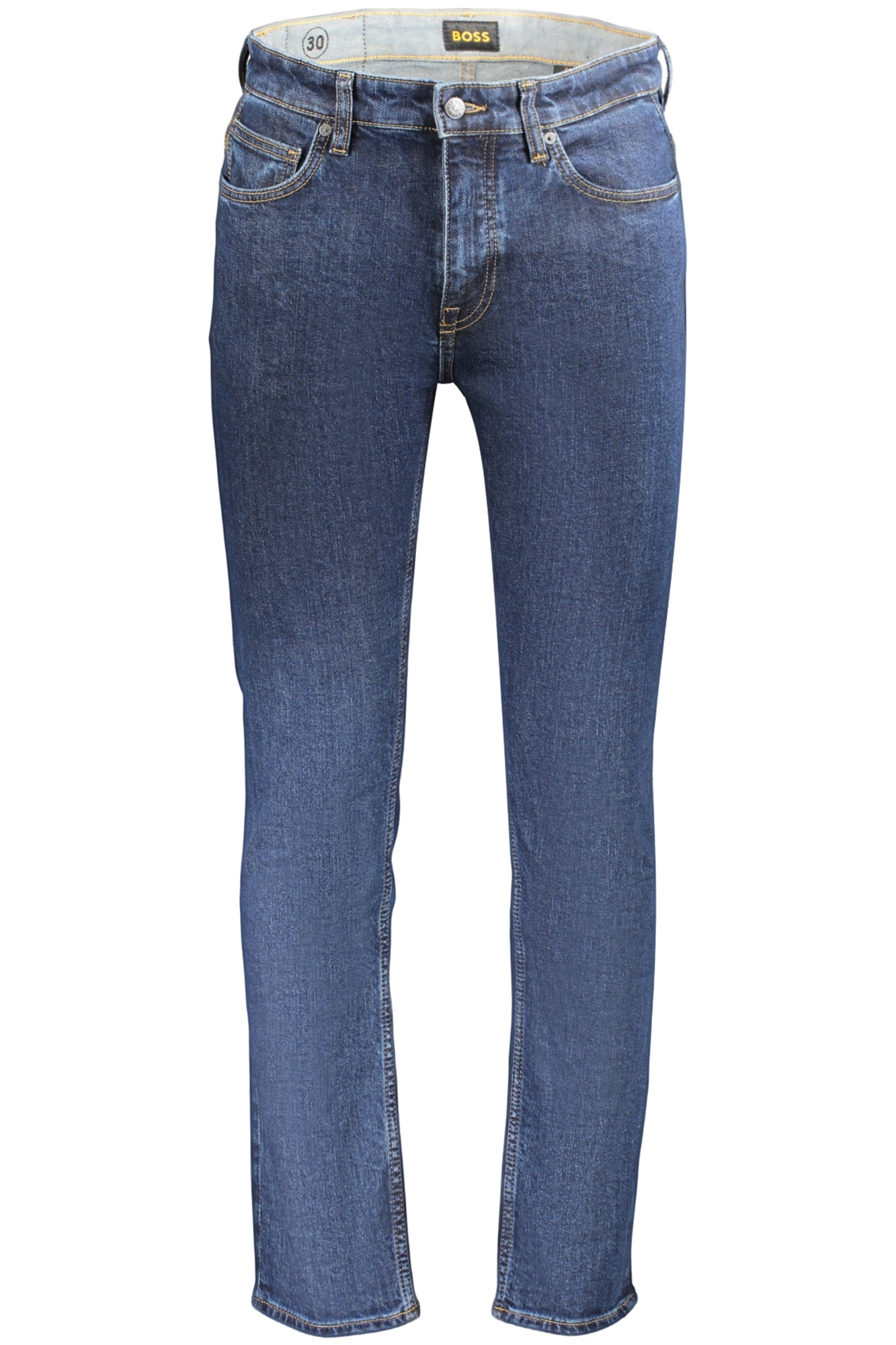 BOSS Herren Jeans – mit Taschen, mit Reißverschluss Blau