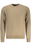 BOSS Herrenpullover Braun – Runde Halsausschnitt mit Logo-Applikation | soulluna.de Braun