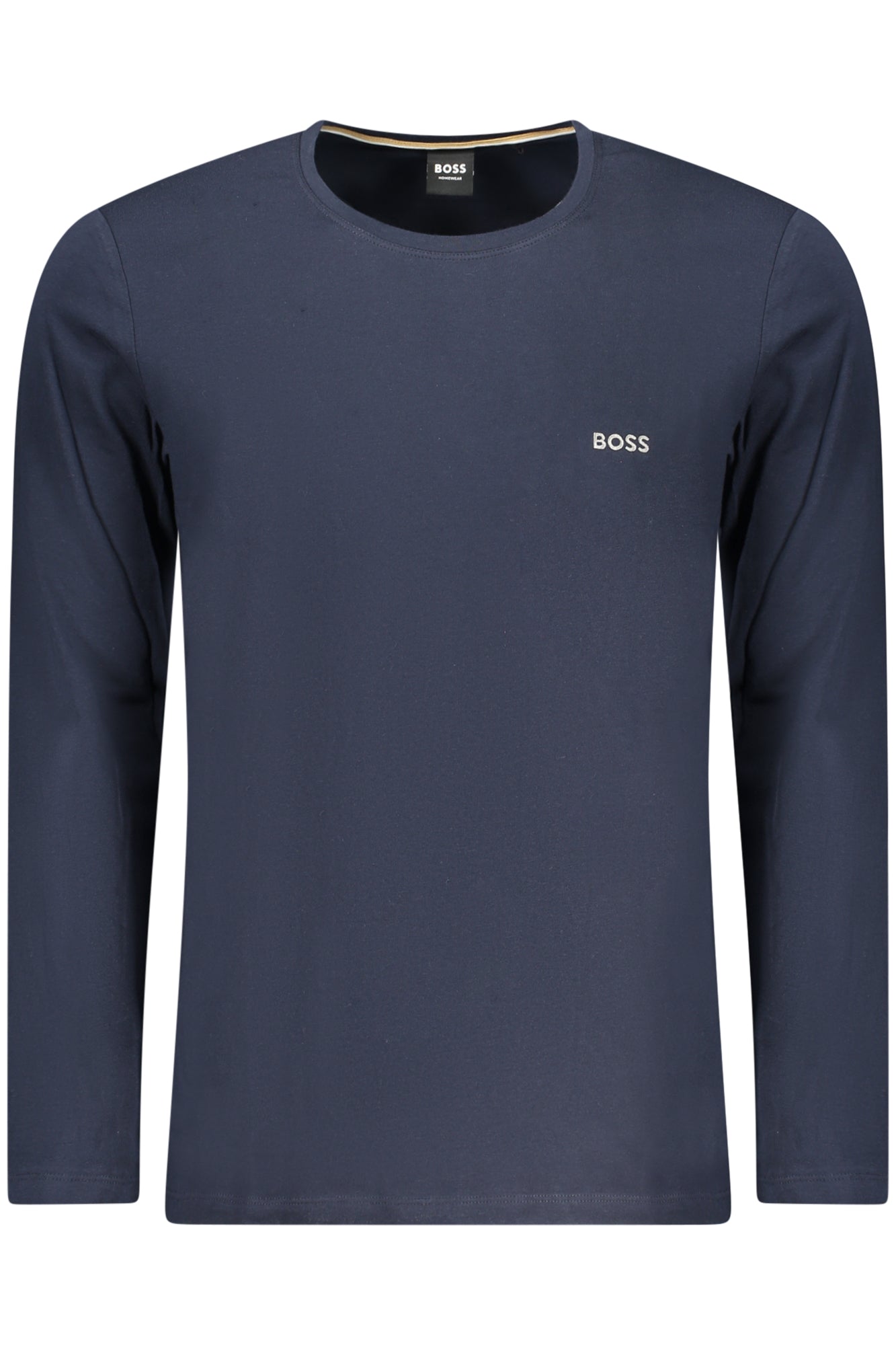 BOSS Langarmshirt Herren Schwarz – Premium Baumwolle mit Logo-Stickerei Blau