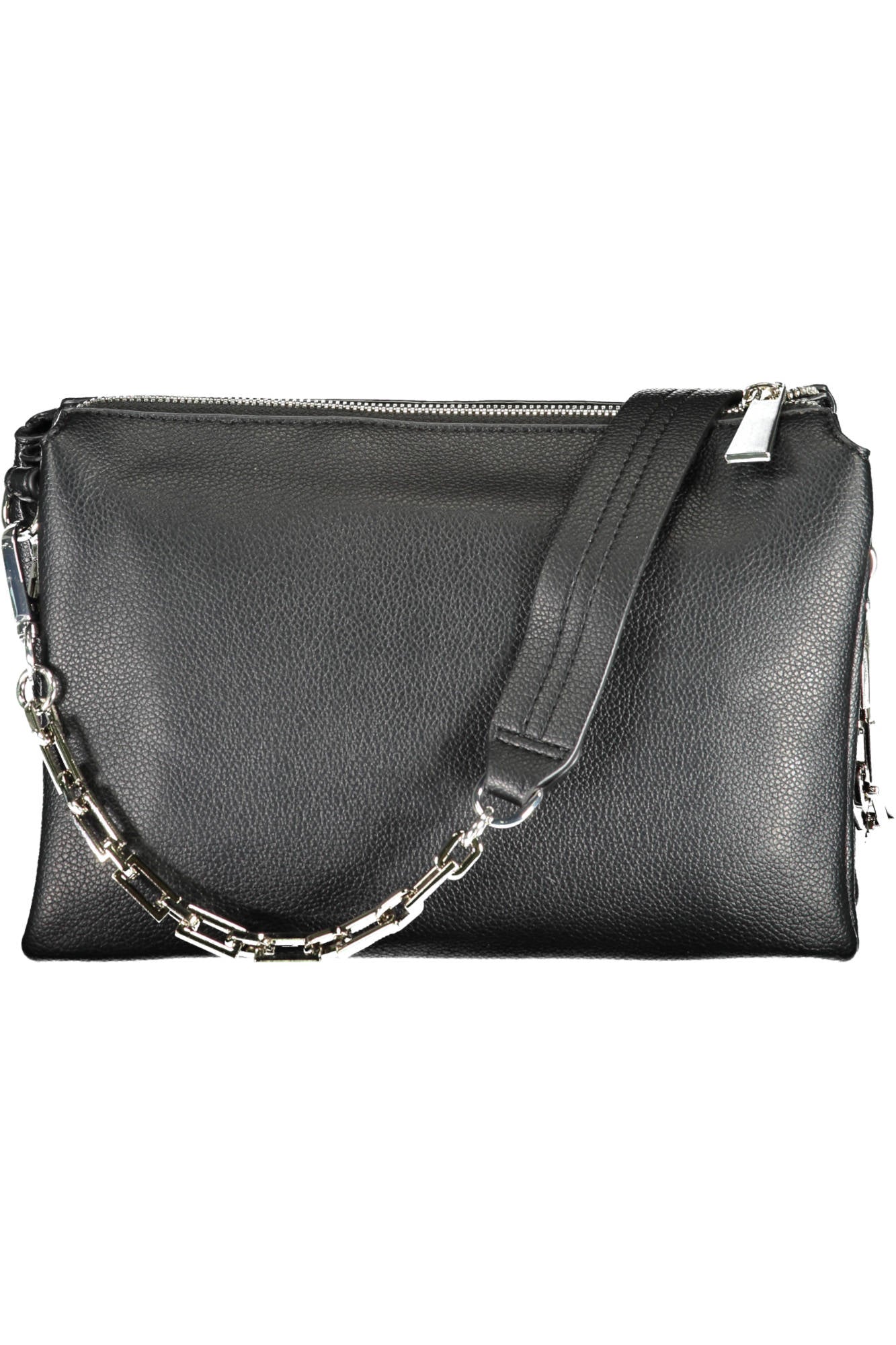 BYBLOS Beige Damentasche – Elegante Schultertasche für Damen mit Kettengriff Schwarz