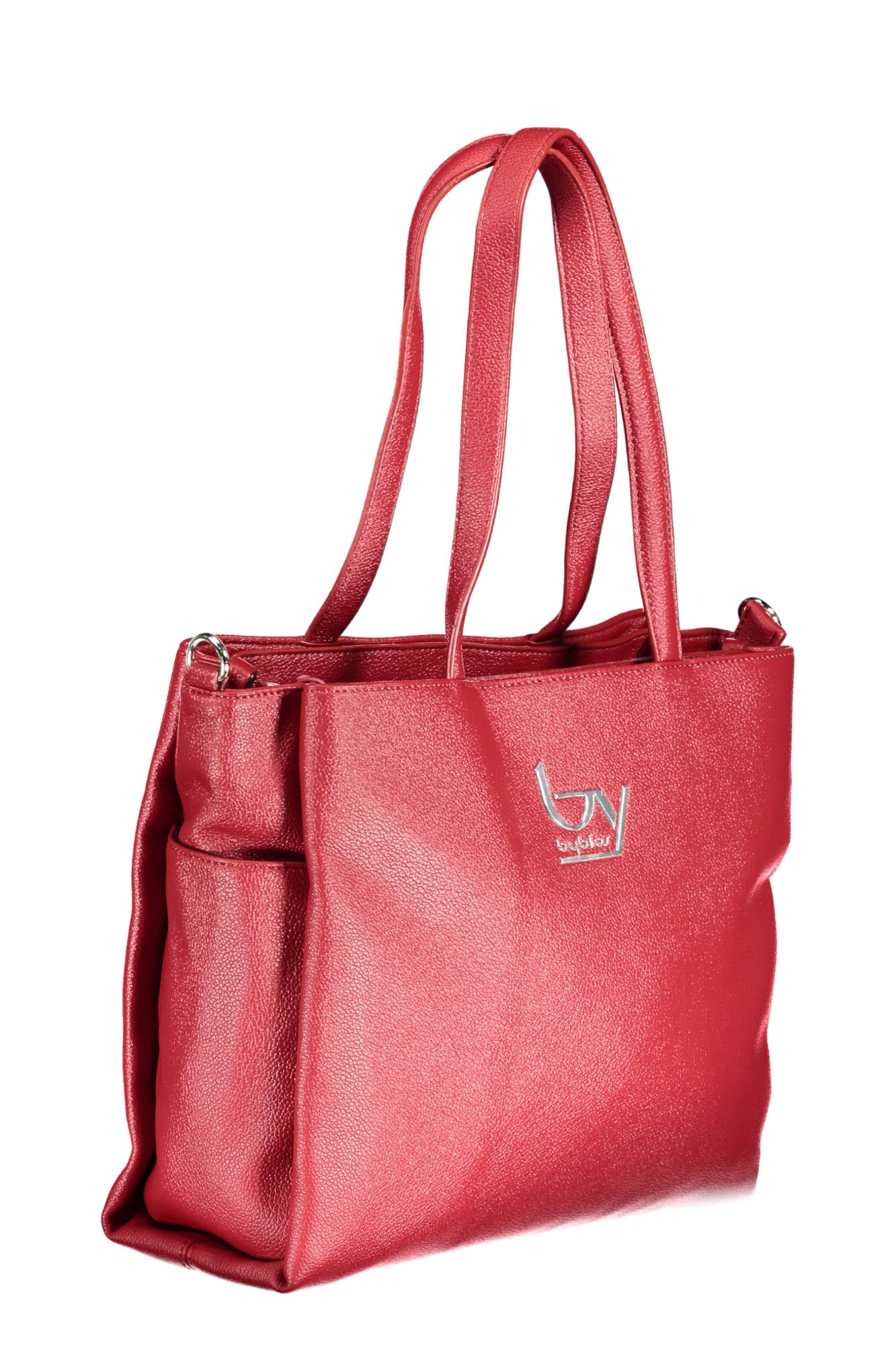 BYBLOS Schwarze Damentasche – Elegante Handtasche für Damen mit Kettengurt Rot