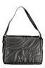 CAFENOIR Damen-Schultertasche schwarz – Elegante Alltagstasche mit verstellbarem Gurt Schwarz