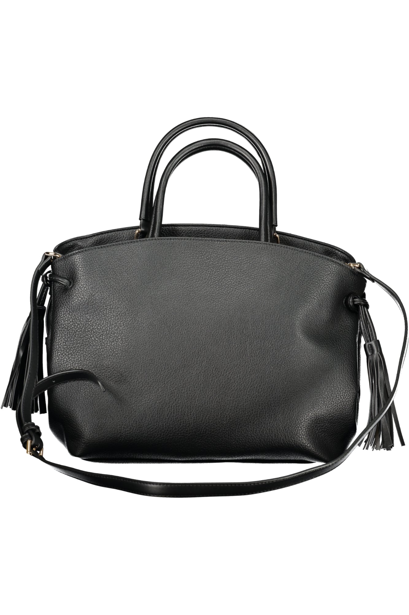 CAFENOIR Weisse Damentasche – Elegante Handtasche für Damen mit Schultergurt Schwarz