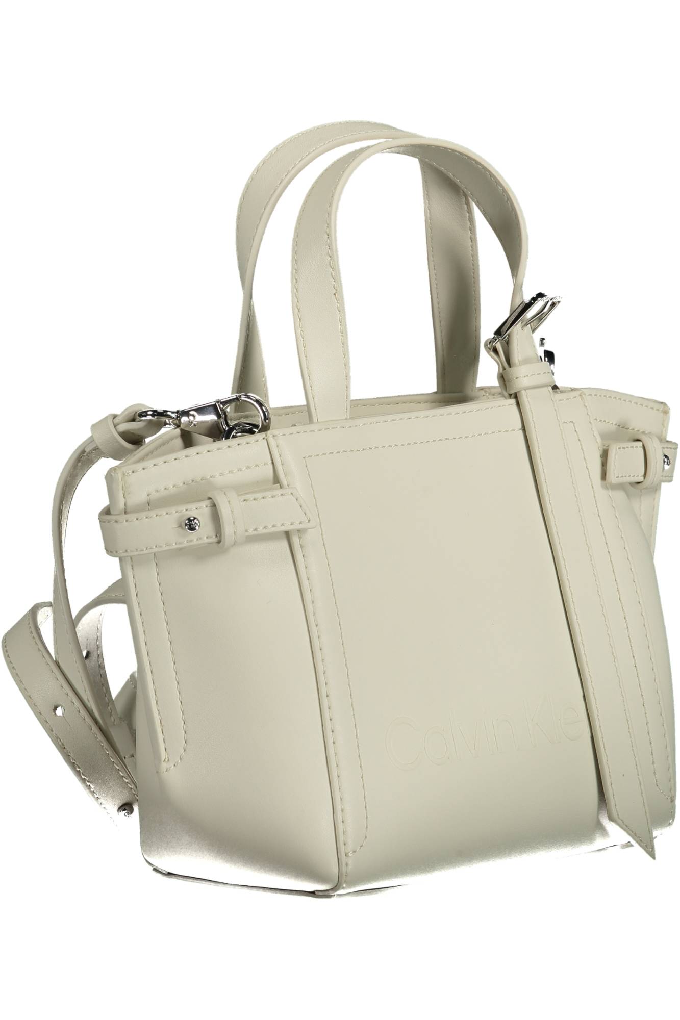 CALVIN KLEIN Damen Tasche Weiß – Recyceltes Polyester mit Schultergurt Weiß