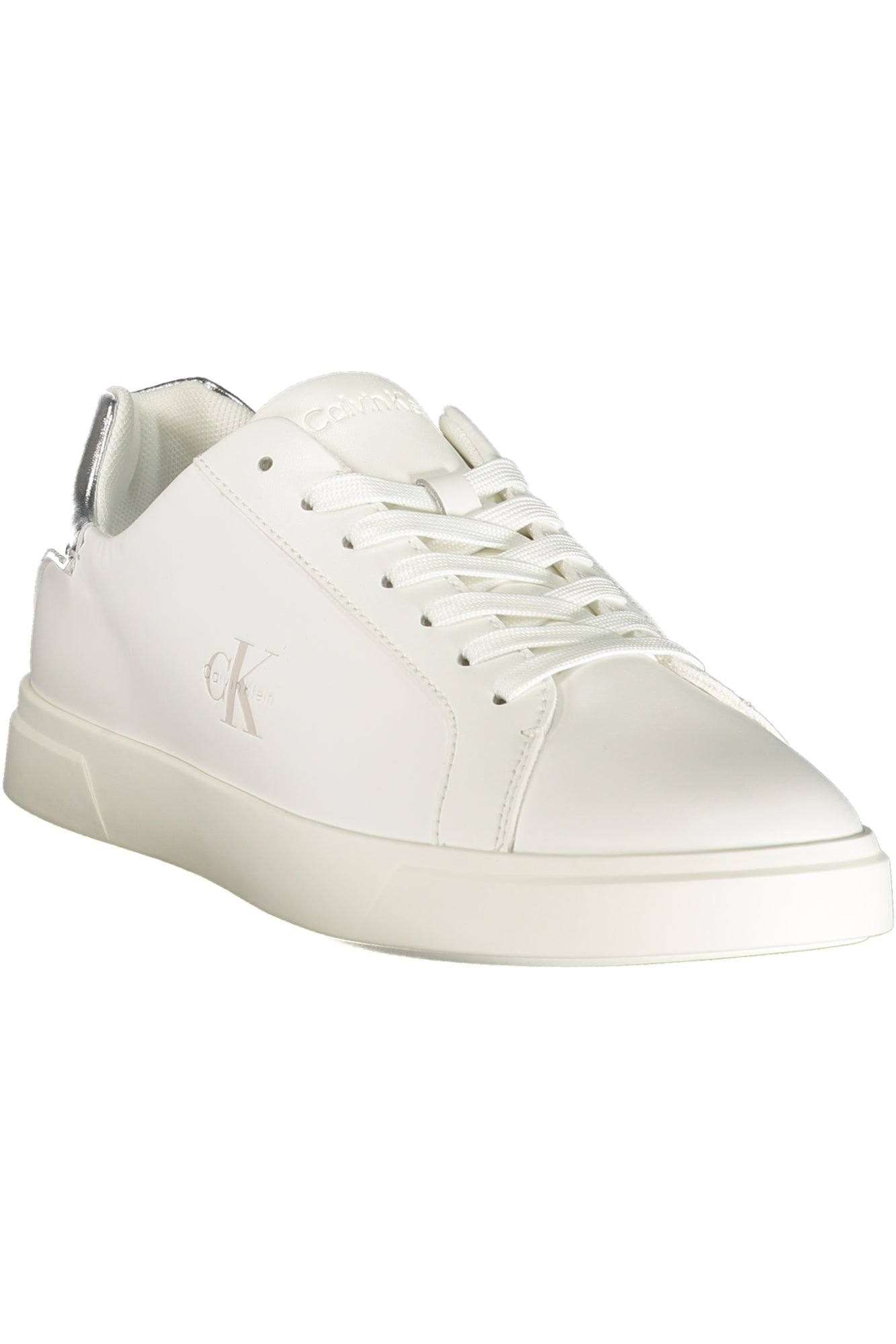 CALVIN KLEIN Damen Sneaker – Sportschuh mit Schnürsenkeln Weiß