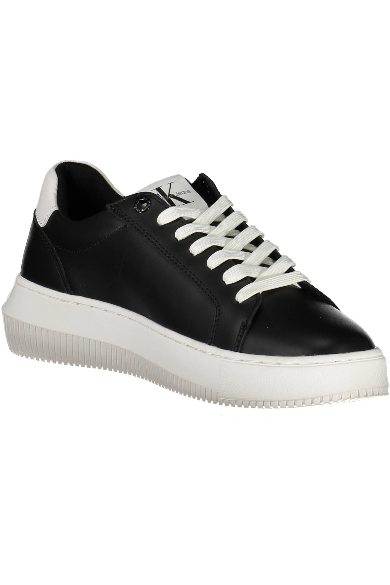CALVIN KLEIN Damen Sneaker – Sportschuh mit Schnürsenkeln Schwarz