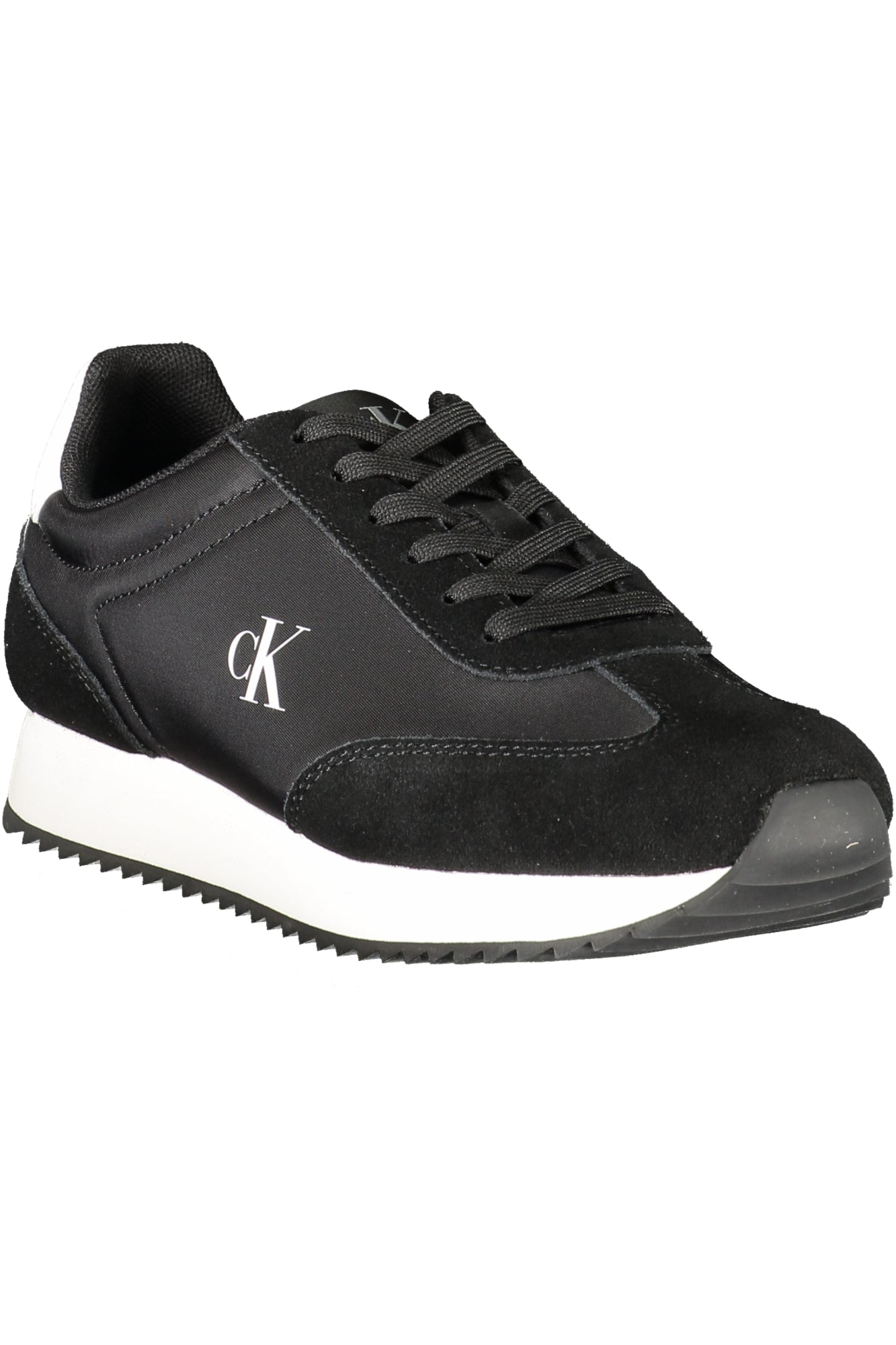 CALVIN KLEIN Damen Sneaker – Sportschuh mit Schnürsenkel Schwarz