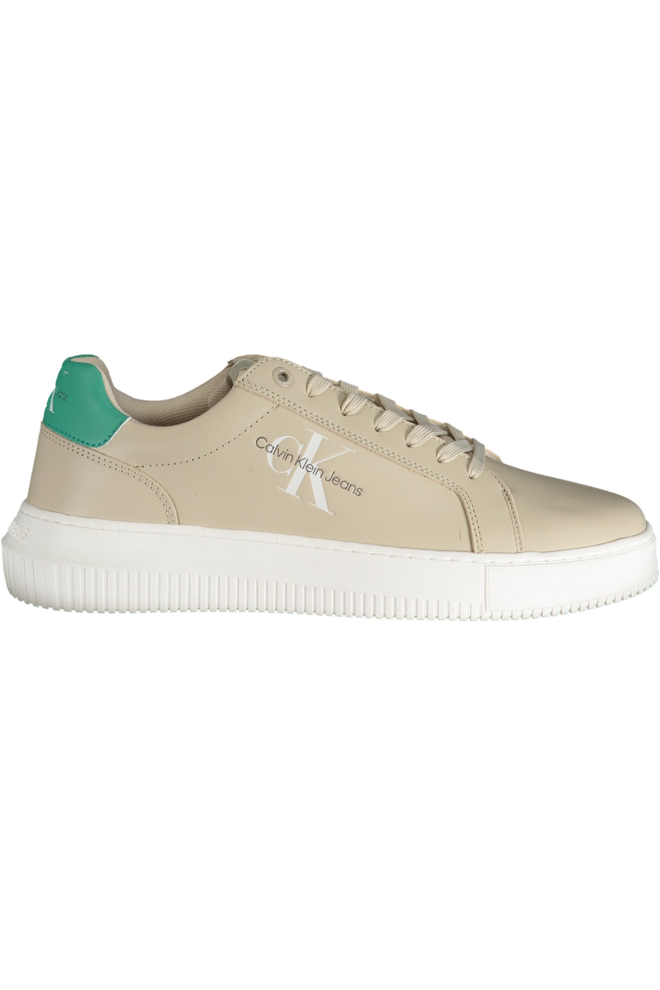 CALVIN KLEIN Herren Sneaker – Sportschuh mit Schnürsenkern Beige