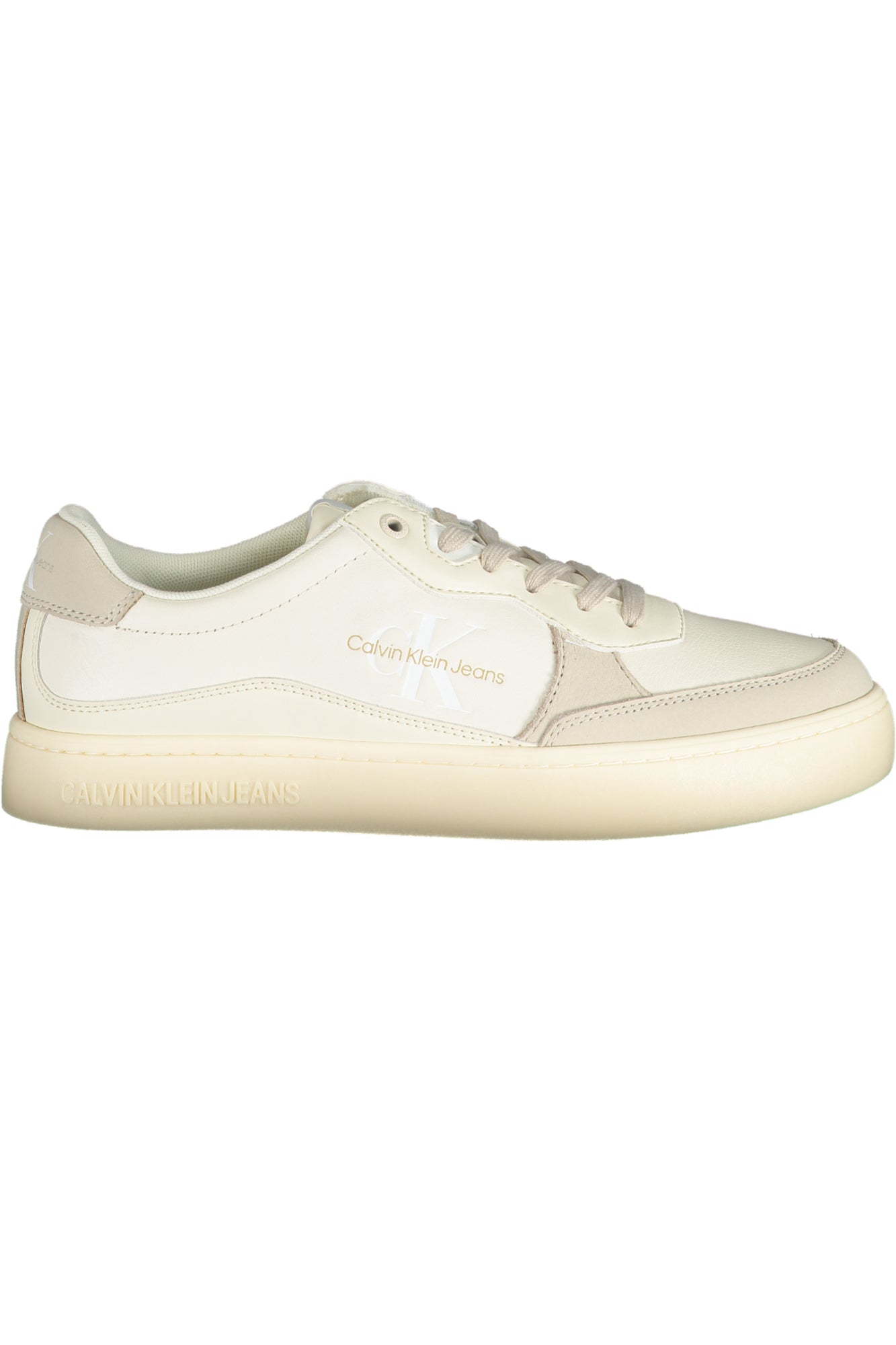 CALVIN KLEIN Herren Sneaker – Sportschuh mit Schnürsenkern Weiß