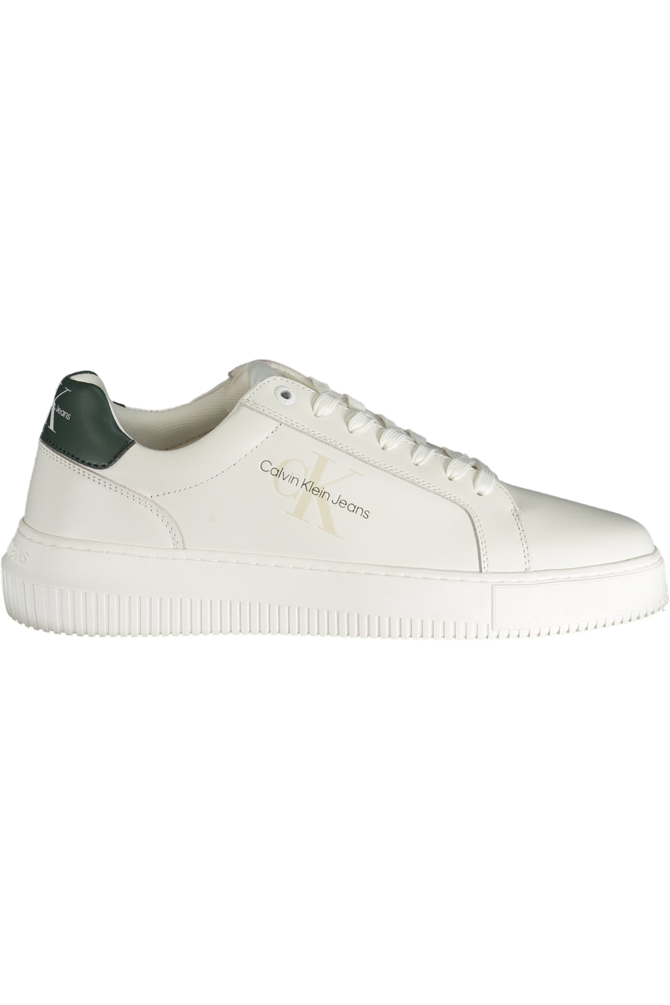 CALVIN KLEIN Herren Sneaker – Sportschuh mit Schnürsenkern Weiß