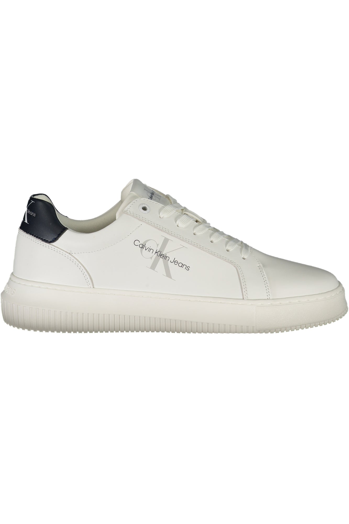 CALVIN KLEIN Herren Sneaker – Sportschuh mit Schnürsenkern Weiß