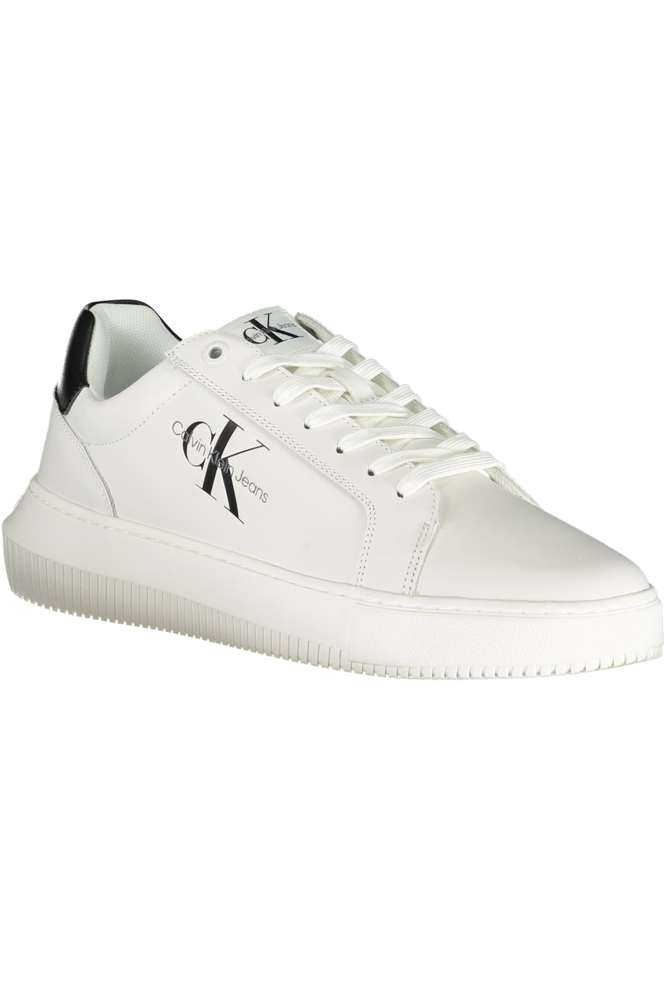 CALVIN KLEIN Herren Sneaker – Sportschuh mit Schnürsenkern Weiß