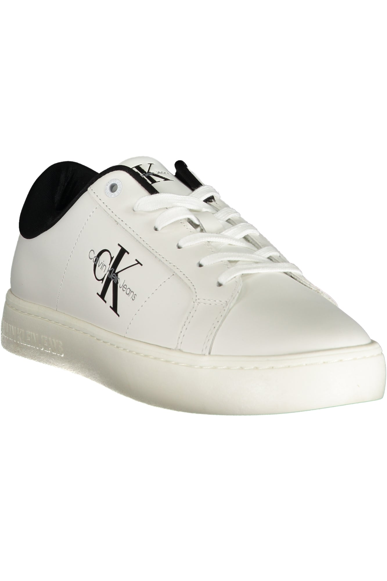 CALVIN KLEIN Herren Sneaker – Sportschuh mit Schnürsenkern Weiß