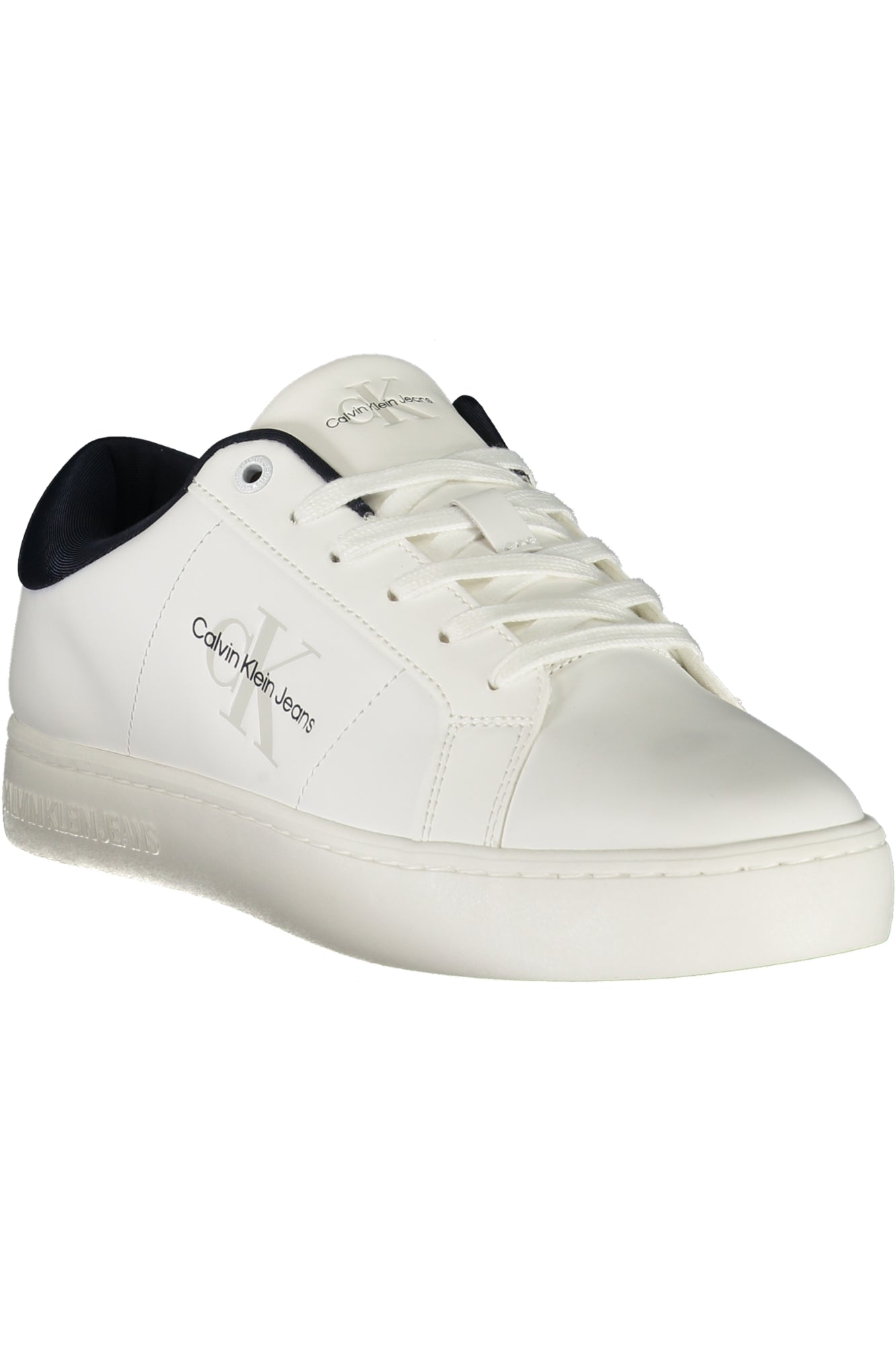 CALVIN KLEIN Herren Sneaker – Sportschuh mit Schnürsenkern Weiß